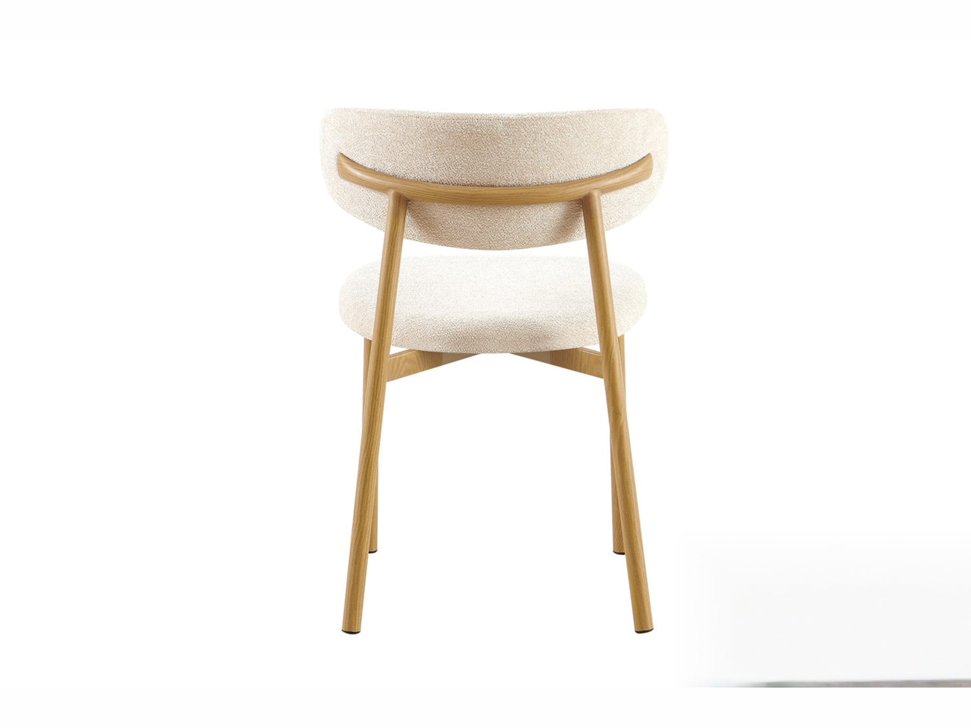 Stoel 'Coco' Naturel - Stof Fabb Raven 24 Beige — foto 3 van 4