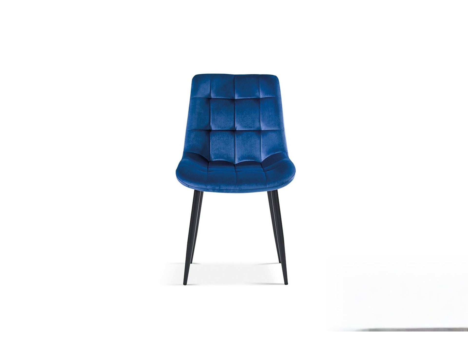 Stoel 'Juta' Fluweel Blauw — foto 1 van 4