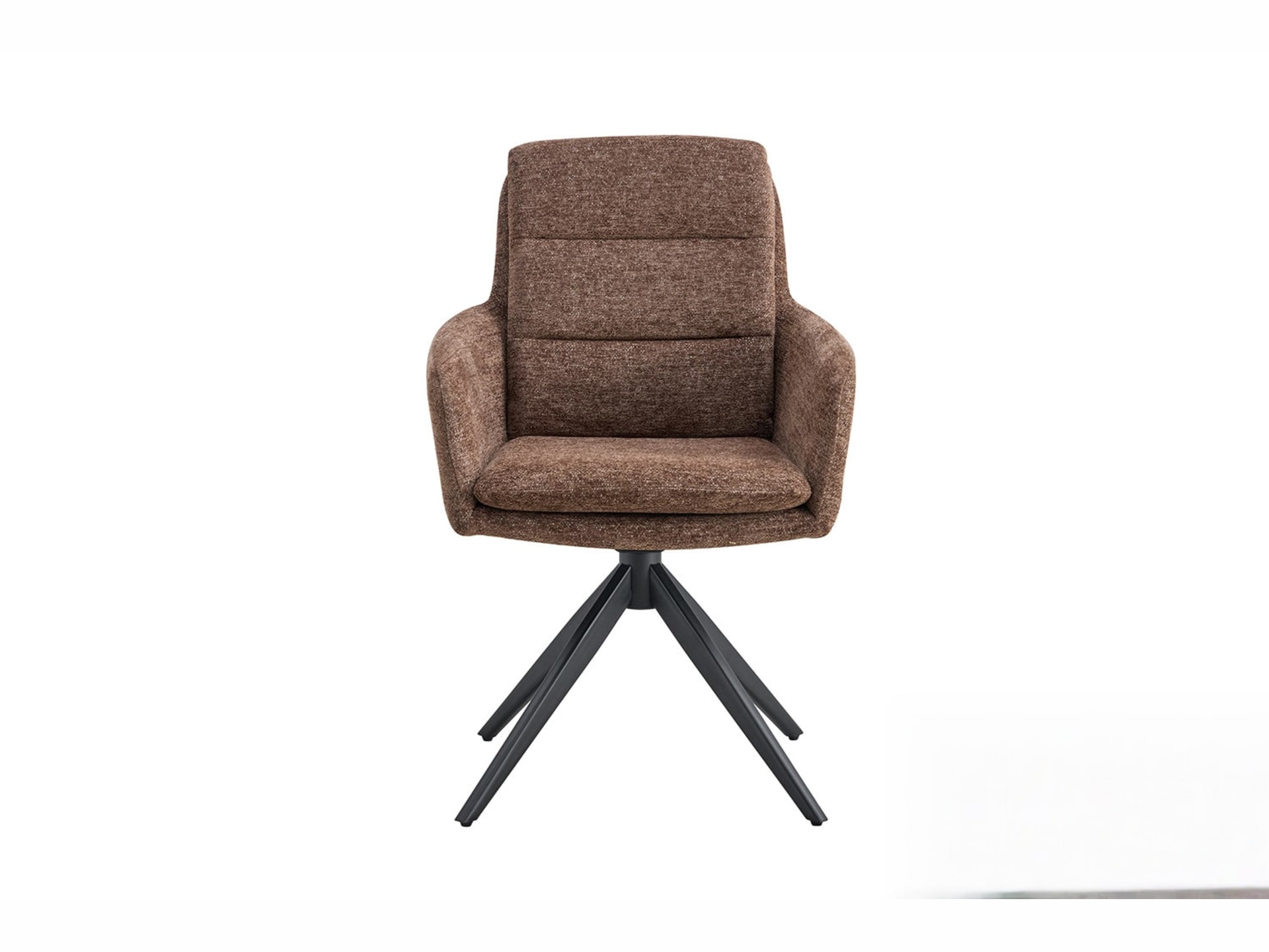 Stoel 'Lisold' Draaibaar tot 0 Stof Fabb Raven 45 Bruin — foto 1 van 4