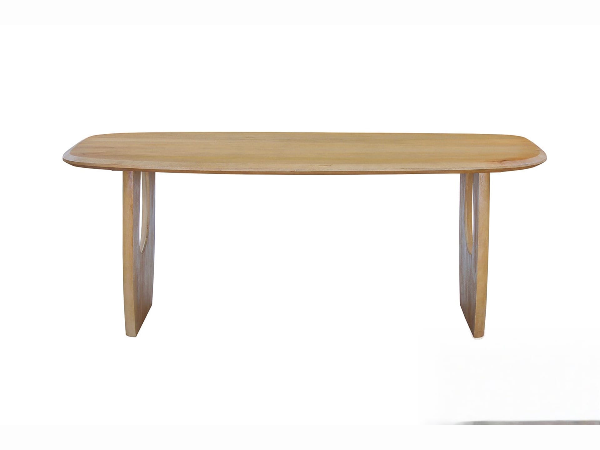 Tafel 'Braga' Deens Ovaal Mango hout Amandel
