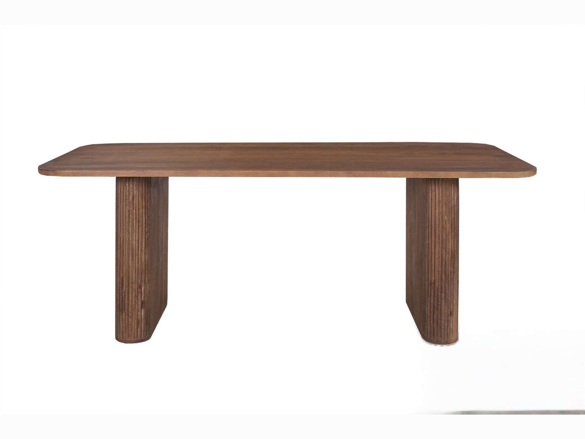 Tafel 'Jean' 200 cm Deens Ovaal Mango hout Lichtbruin — foto 1 van 4