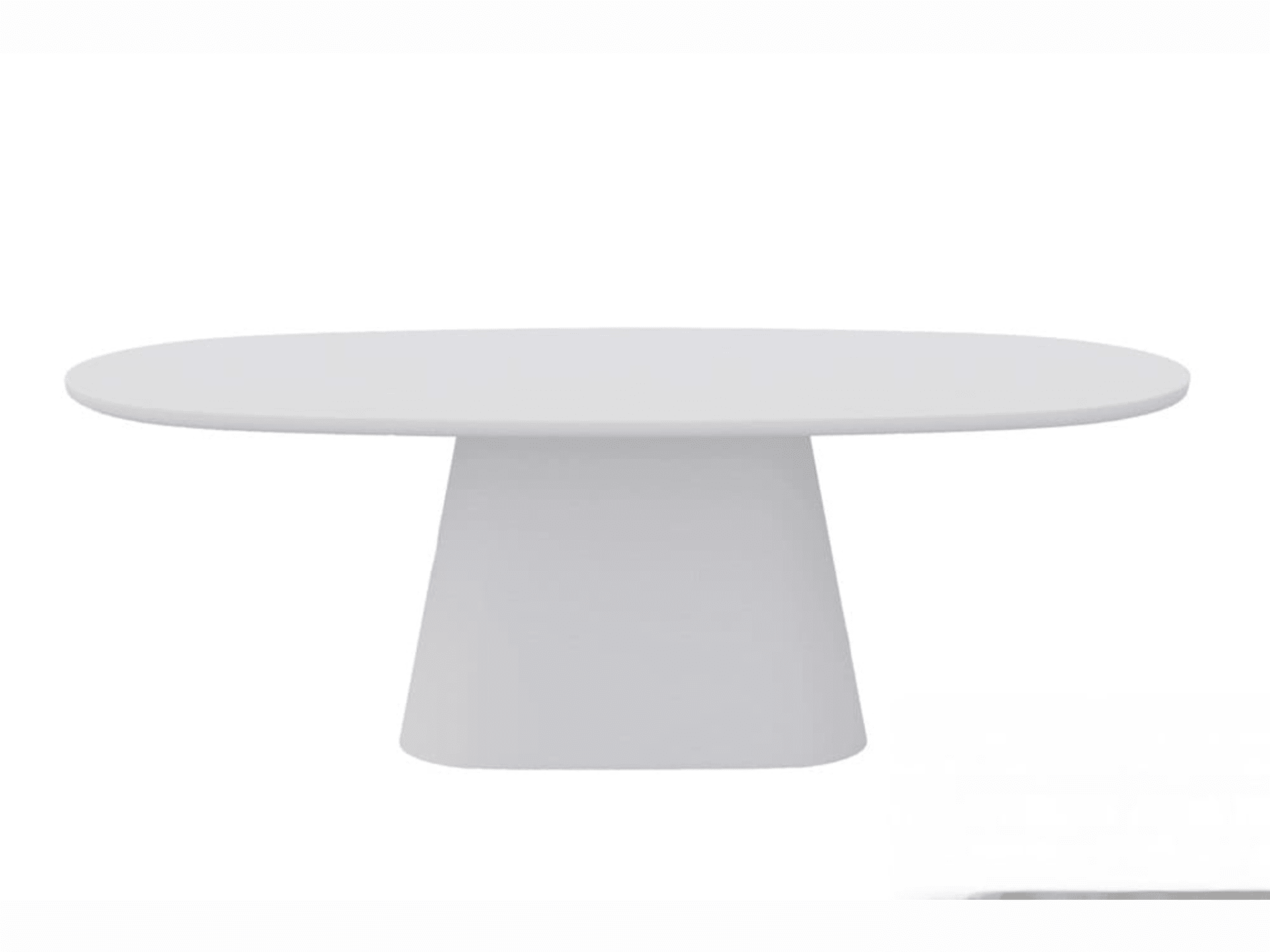 Tafel 'Tavira' 220 cm Ovaal Cement Ecru — foto 1 van 5