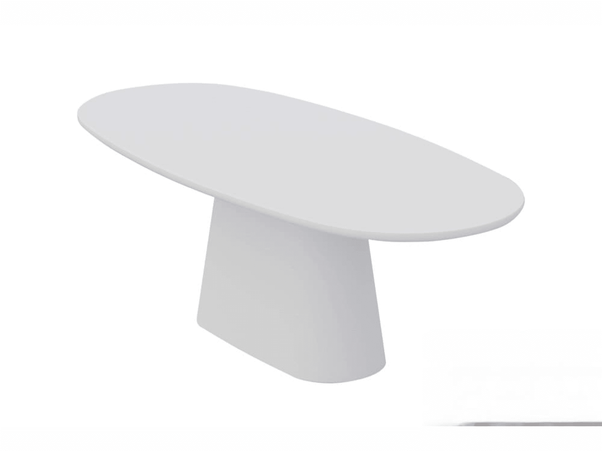 Tafel 'Tavira' 220 cm Ovaal Cement Ecru — foto 4 van 5