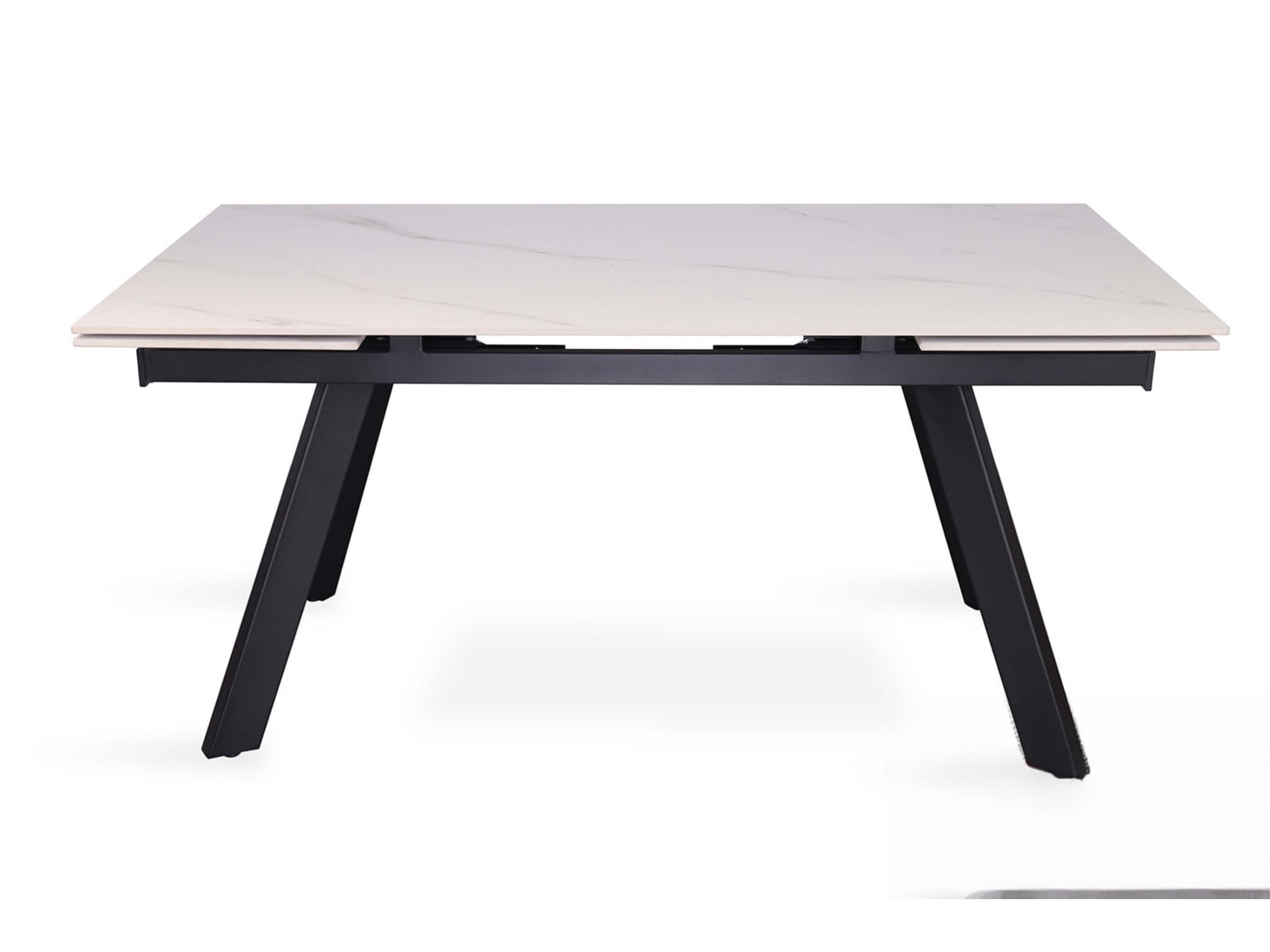Uitschuifbare tafel 'Hera' 160-240 cm Rechthoekig Steen Wit — foto 1 van 5