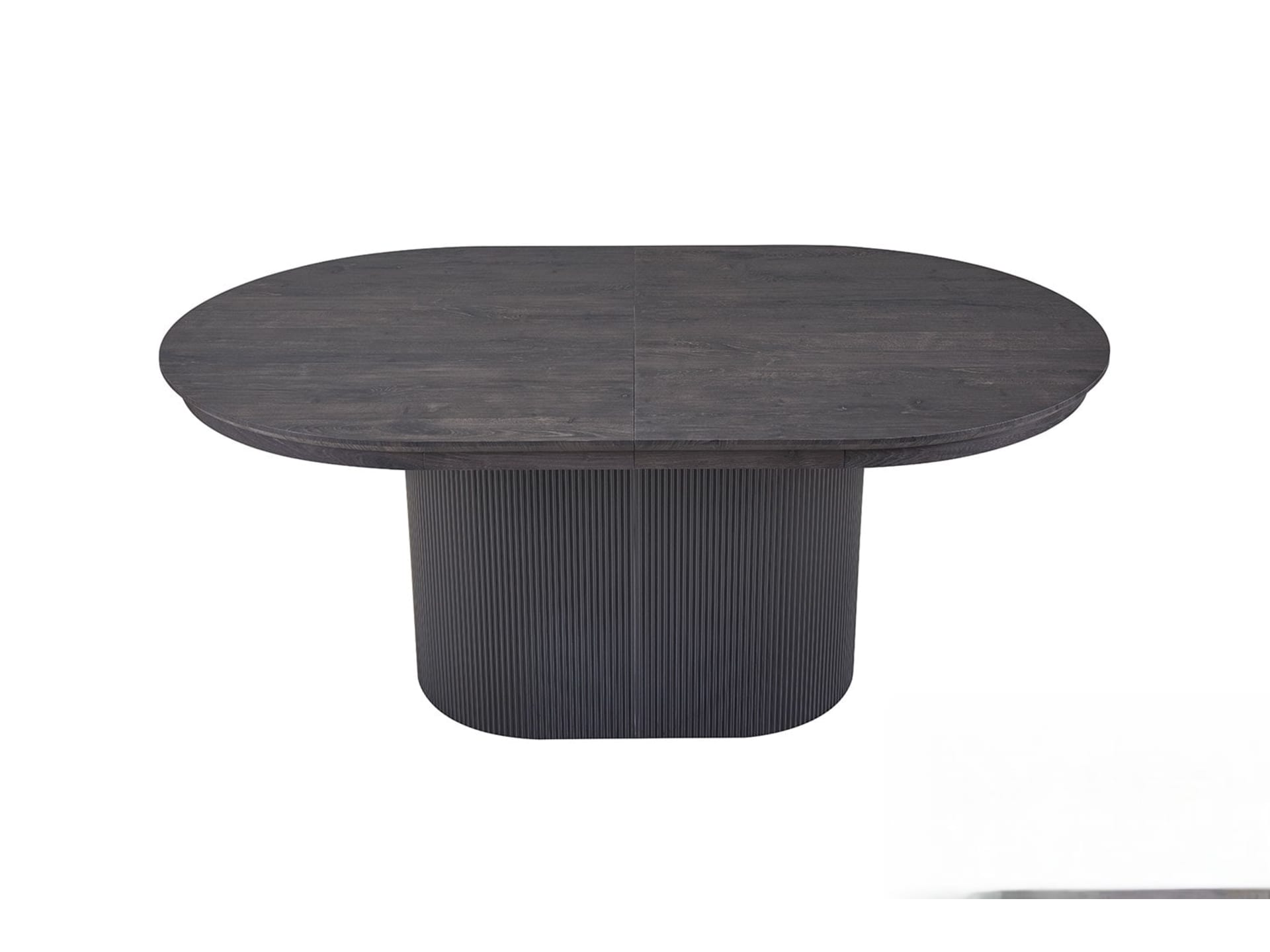 Uitschuifbare tafel 'Lagos' 180-220 cm Ovaal Decor Donkerbruin — foto 1 van 6