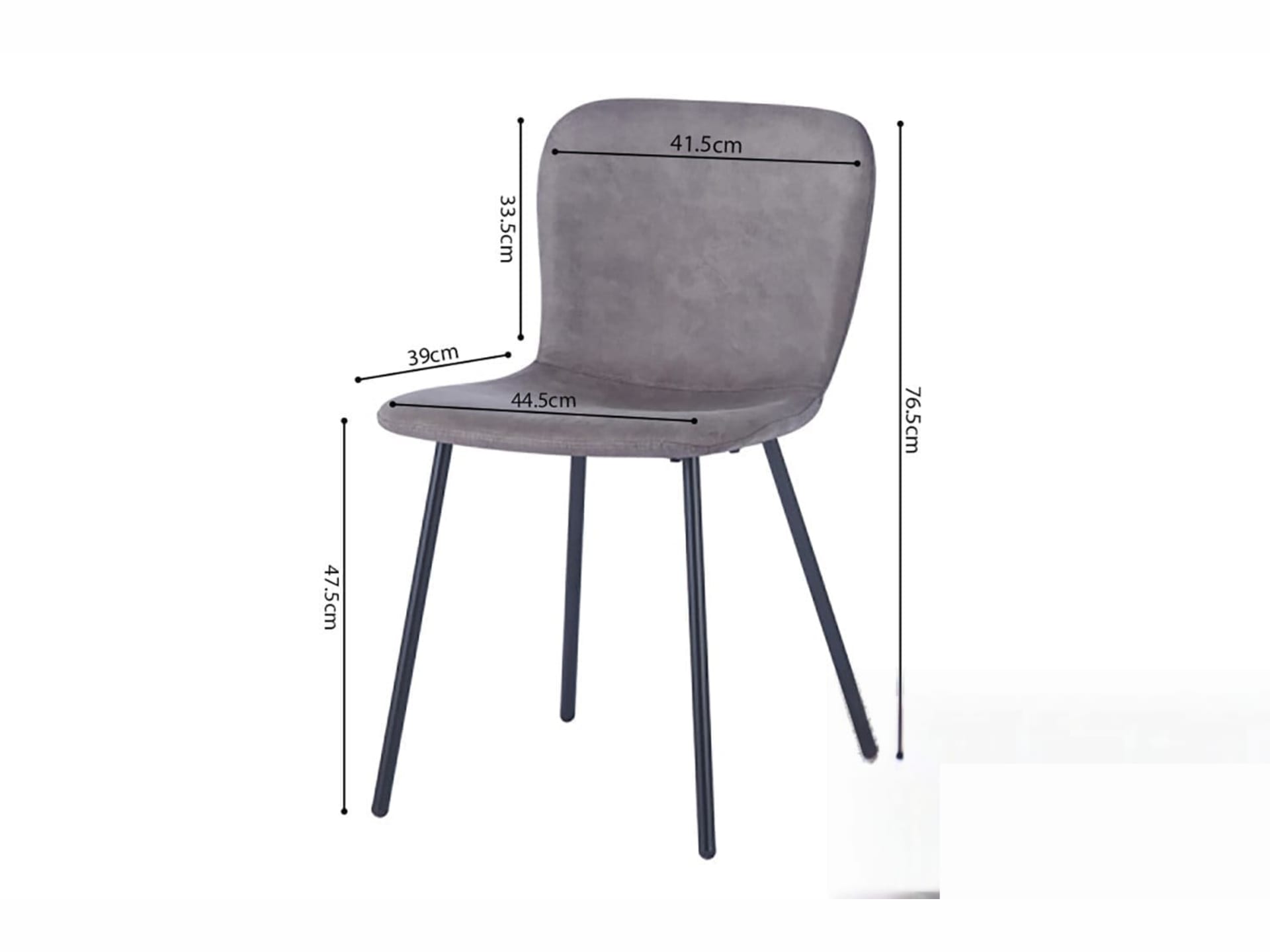 Stoel 'Susan' PU Taupe — foto 5 van 5