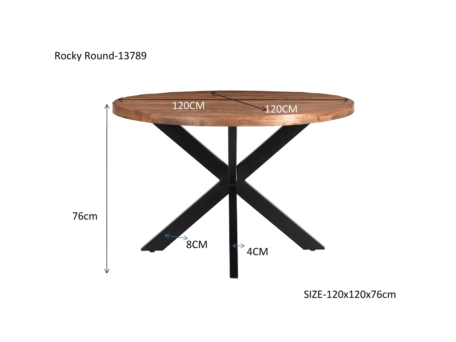 Rocky Round Spider 120cm — foto 8 van 8