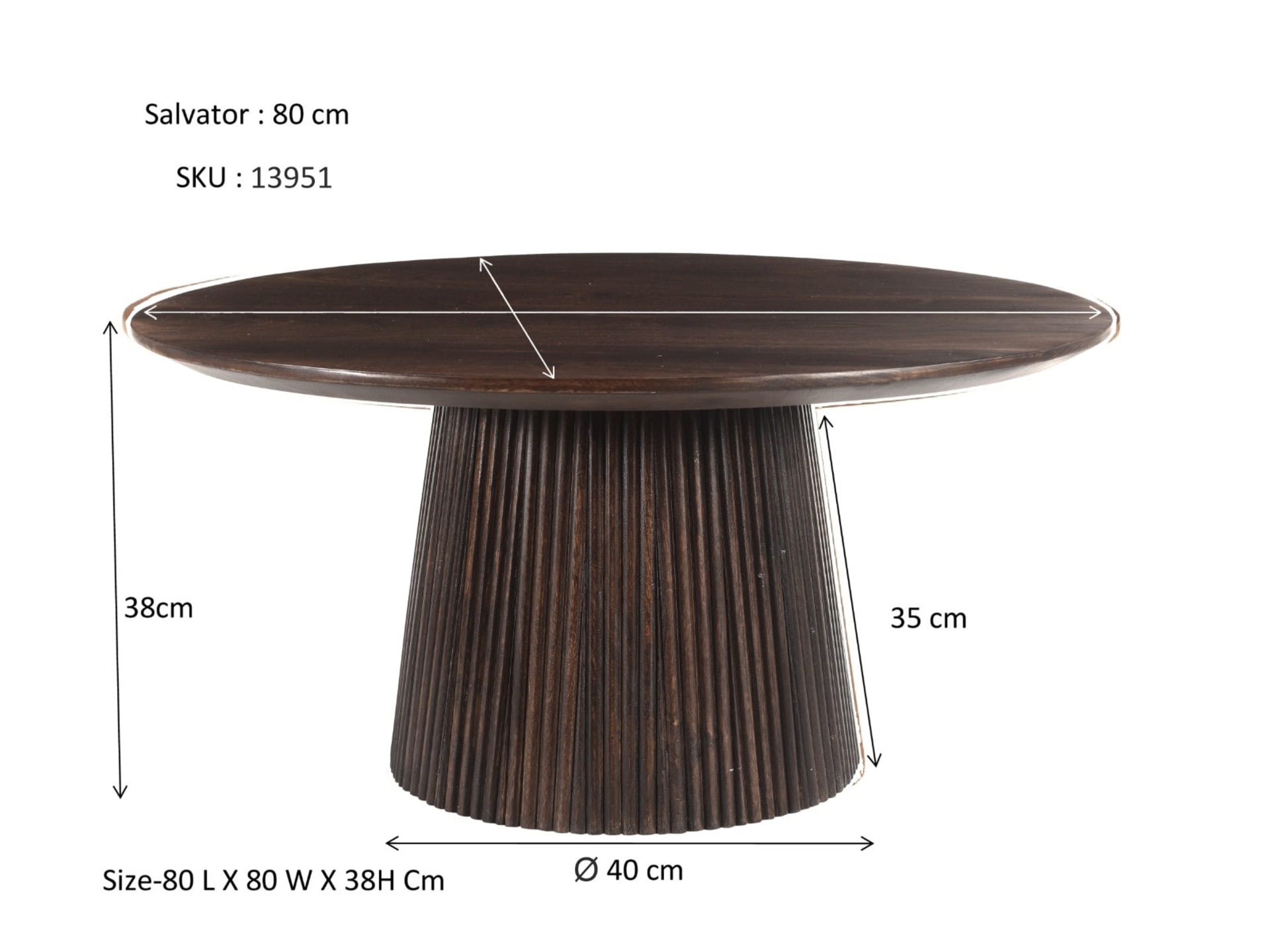 Salvator Walnut 80cm — foto 7 van 7