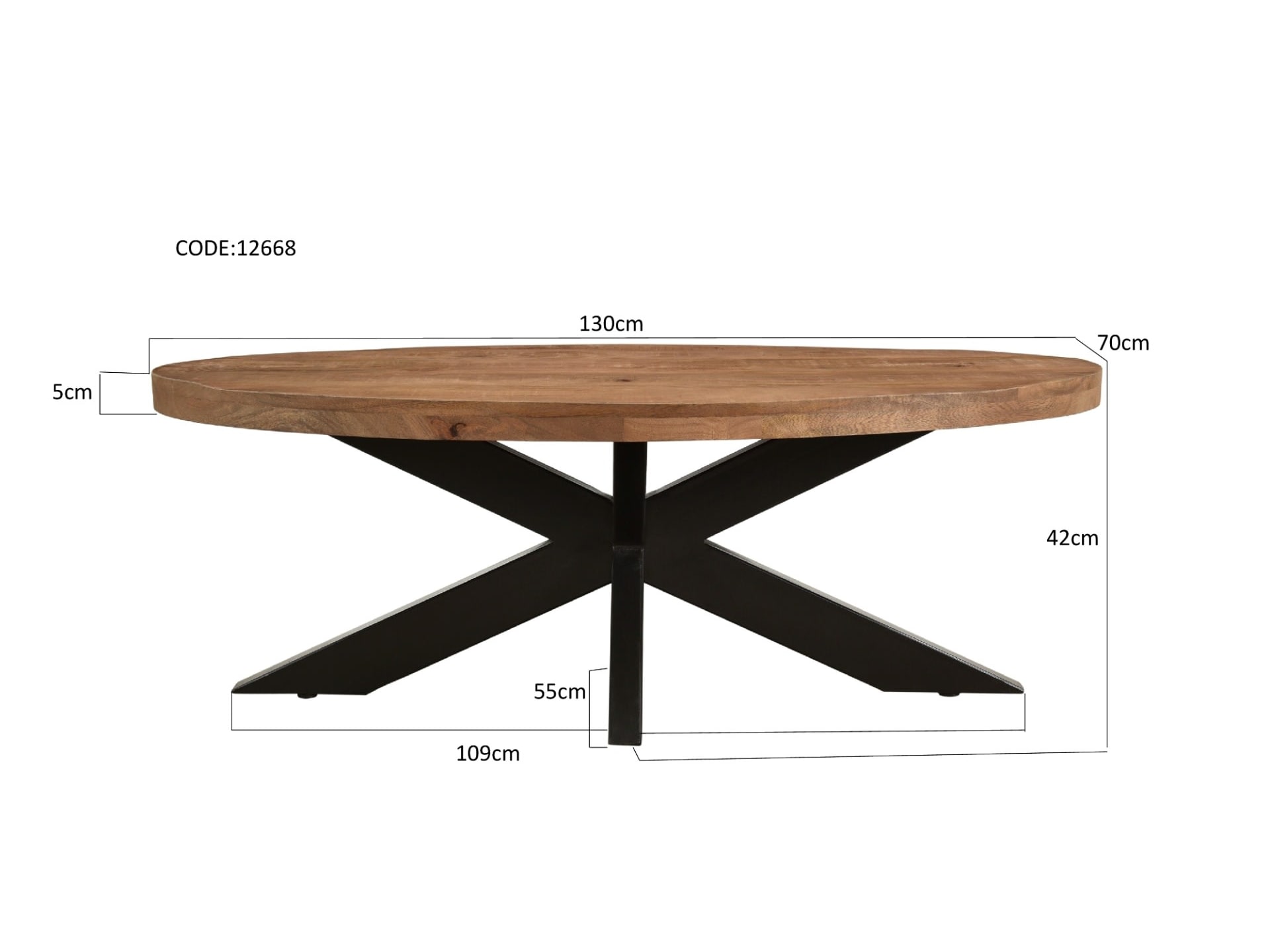 Sturdy Oval 130 cm — foto 5 van 5