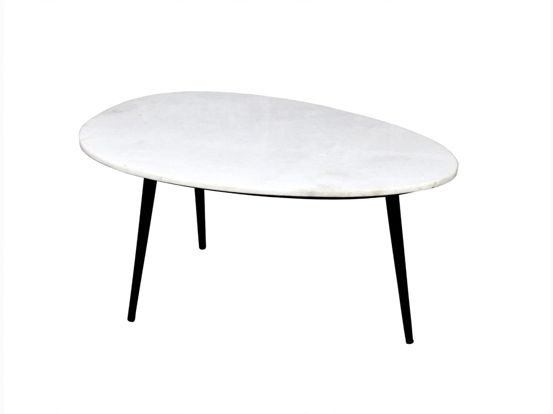 Organic Marble White black 70cm