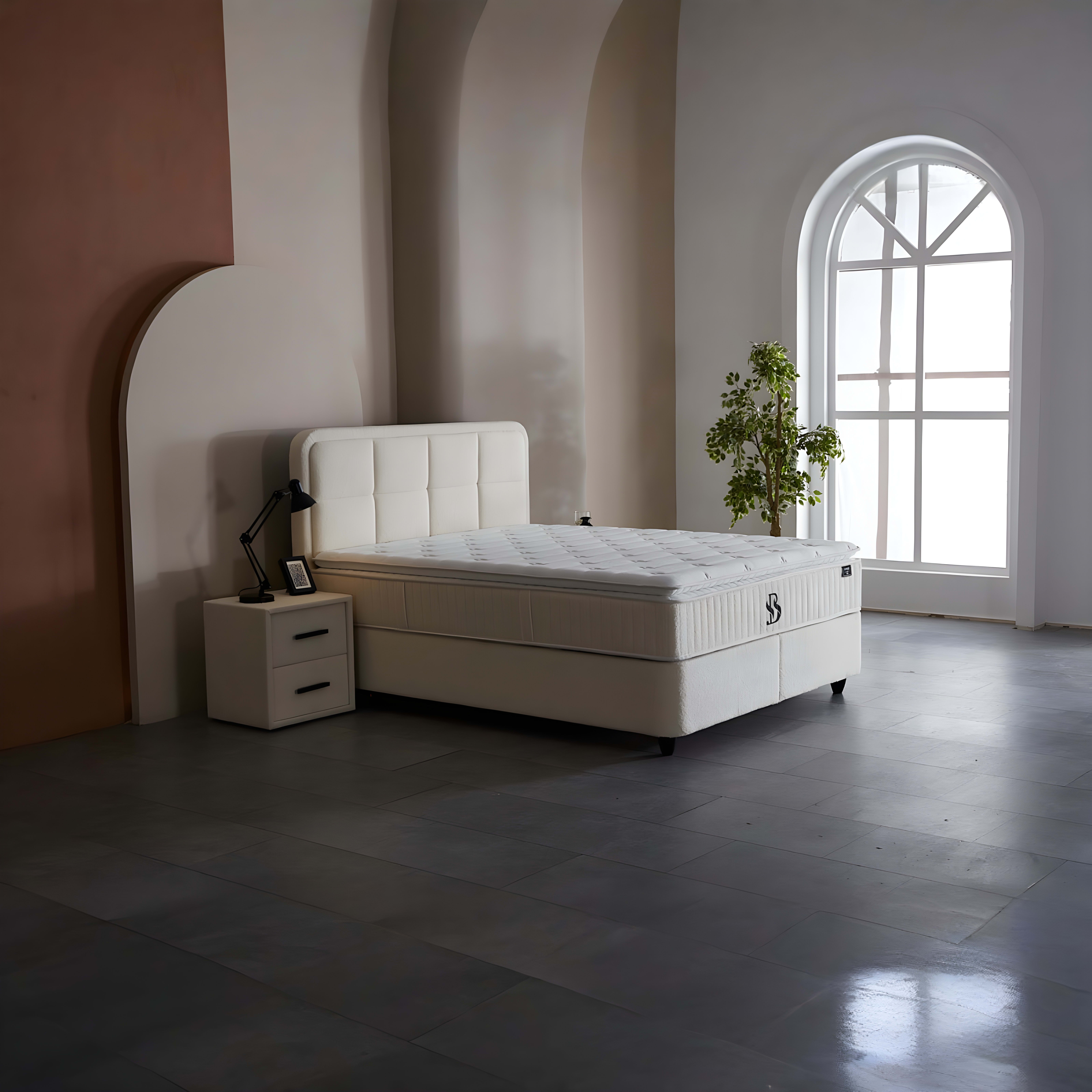 Sia Bedframe Beige — 2