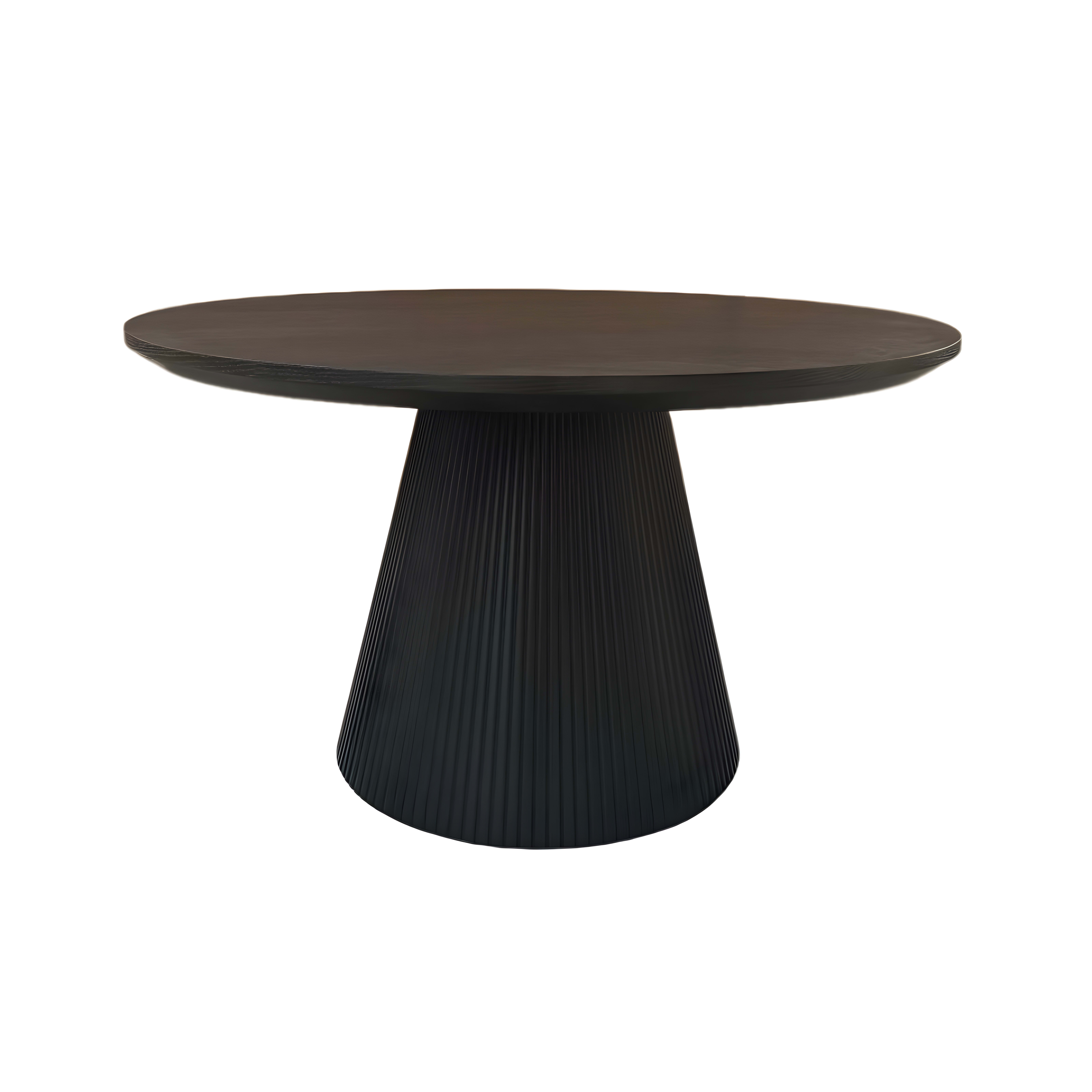 Kimberly Eettafel Ø 130 Zwart Fineer — 1