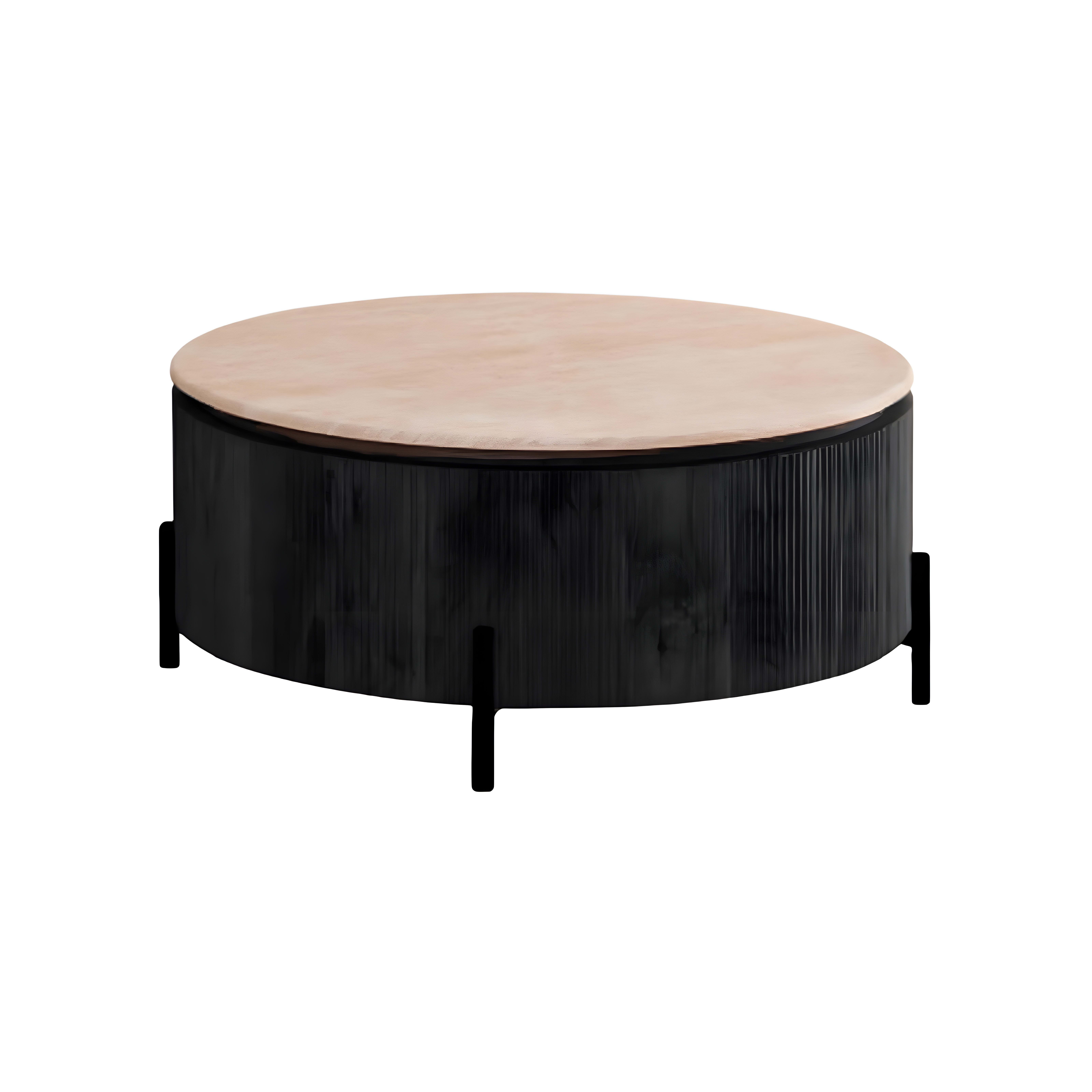 Foster Salontafel Ø 100 Zwart Marmer — 1