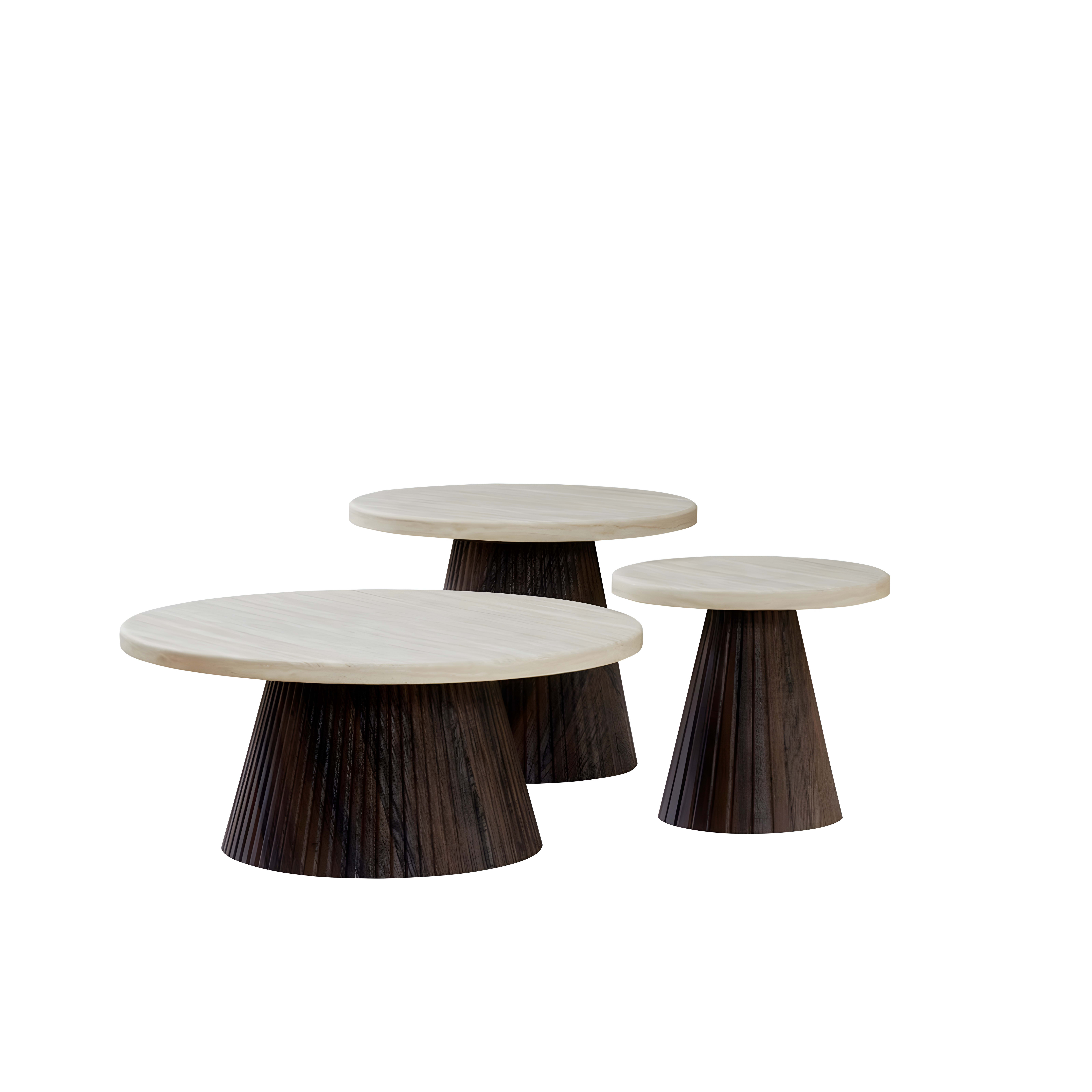 Kimberly Brown Salontafel 80×35 Flintstone Marmer — 1