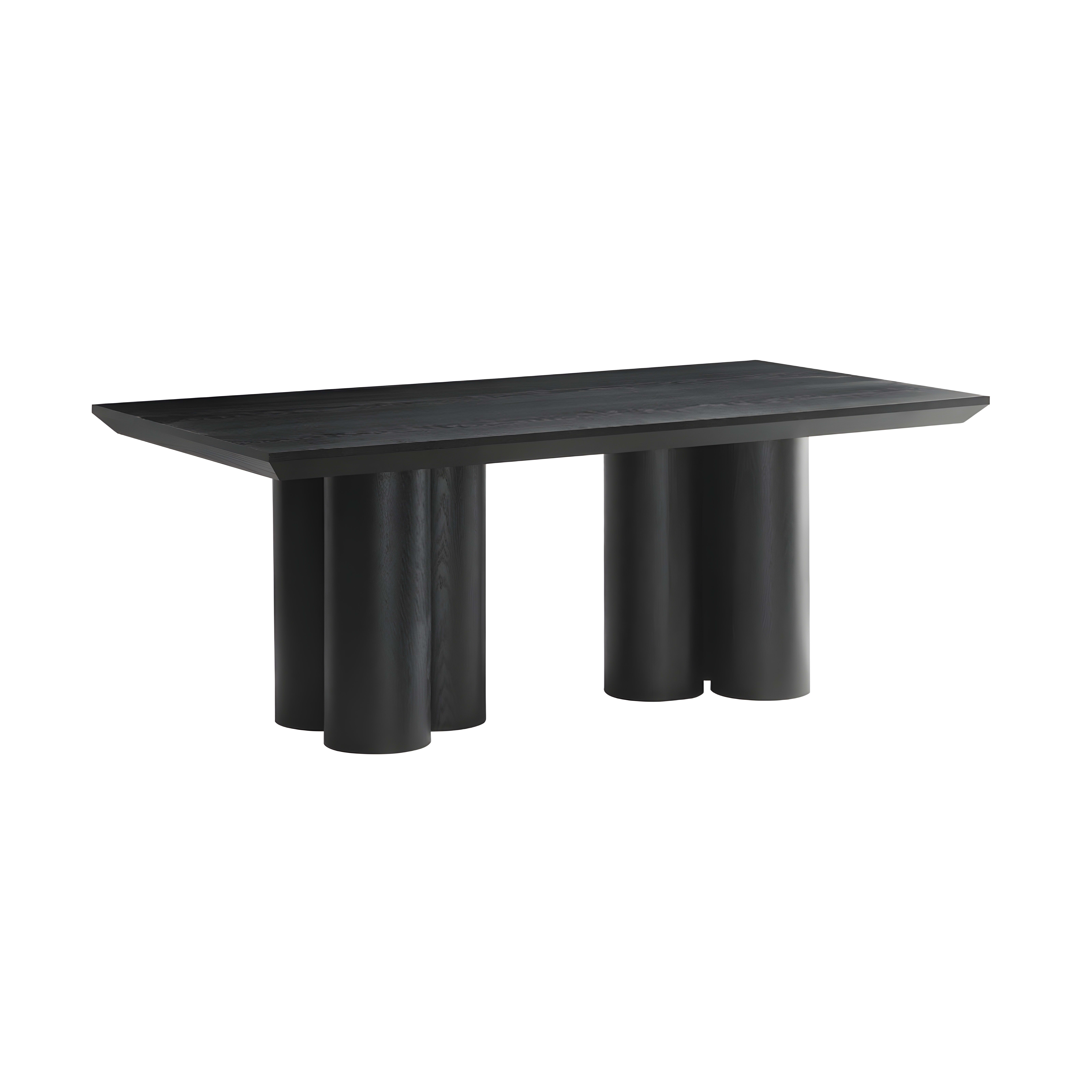 Royal Eettafel 200×100×76 Zwart Fineer — 1