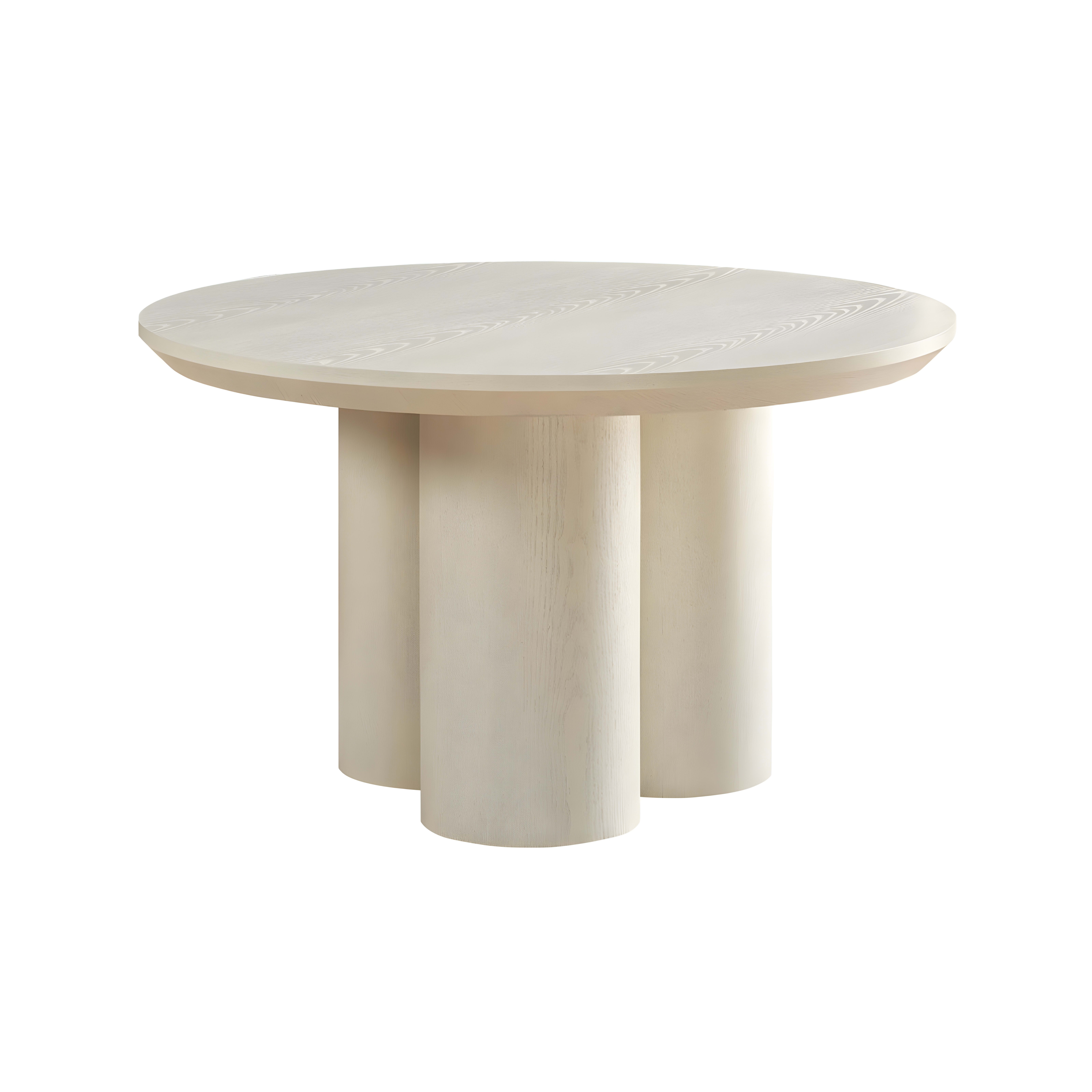 Royal Eettafel Ø 130 Crème Fineer — 1