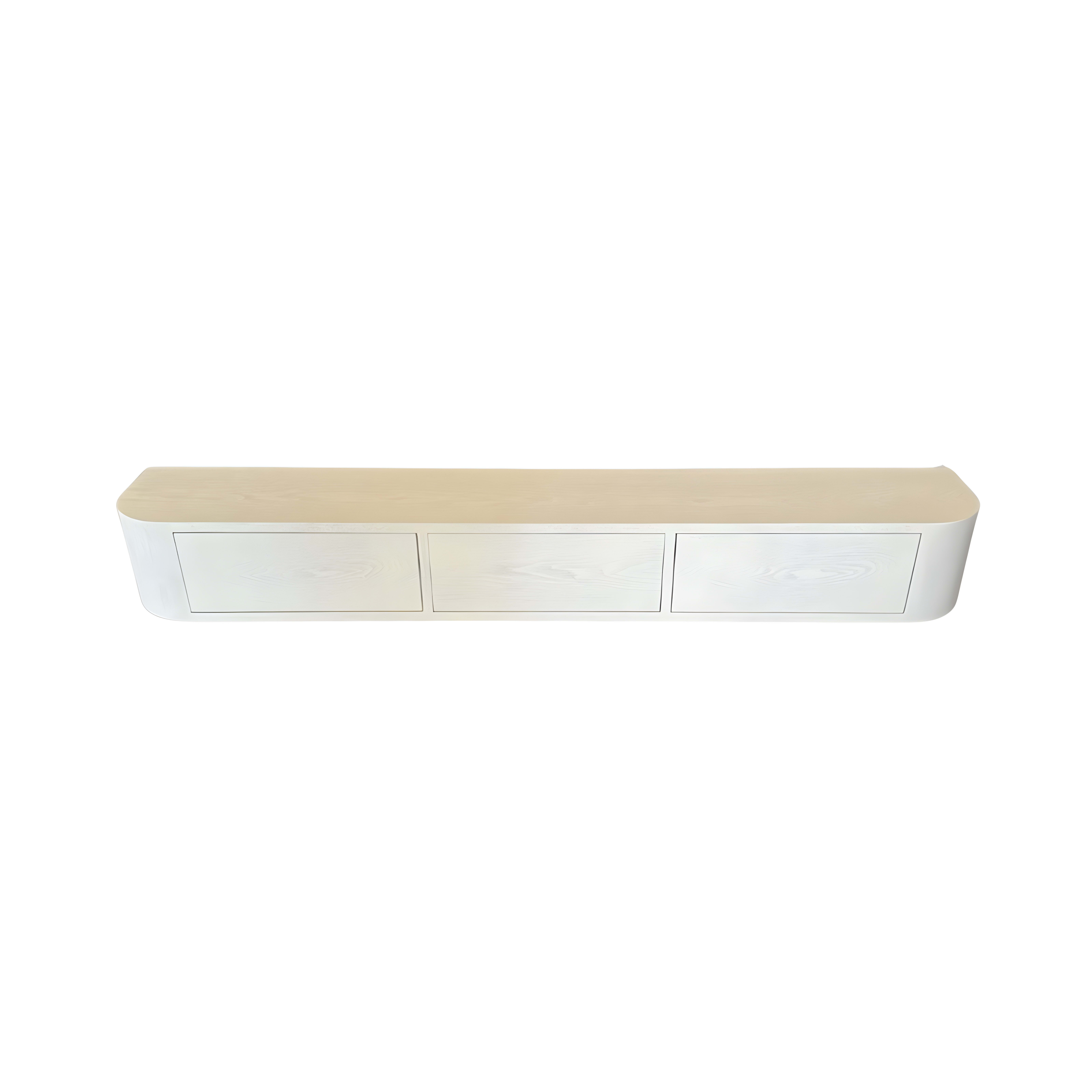 TV Kast 160×24×20 Crème Fineer — 1