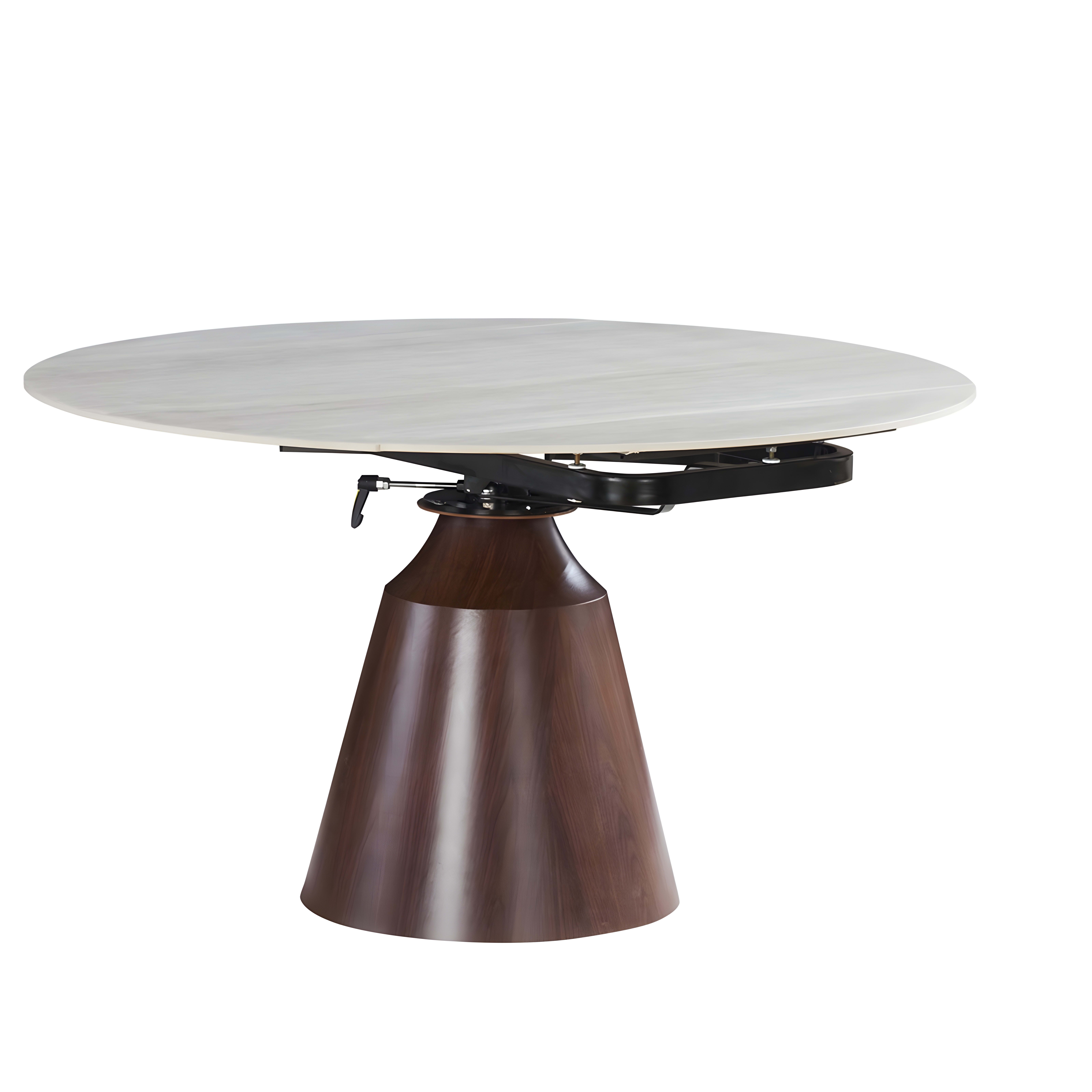 Rotate Eettafel 86×75 Bruin Keramiek — 1
