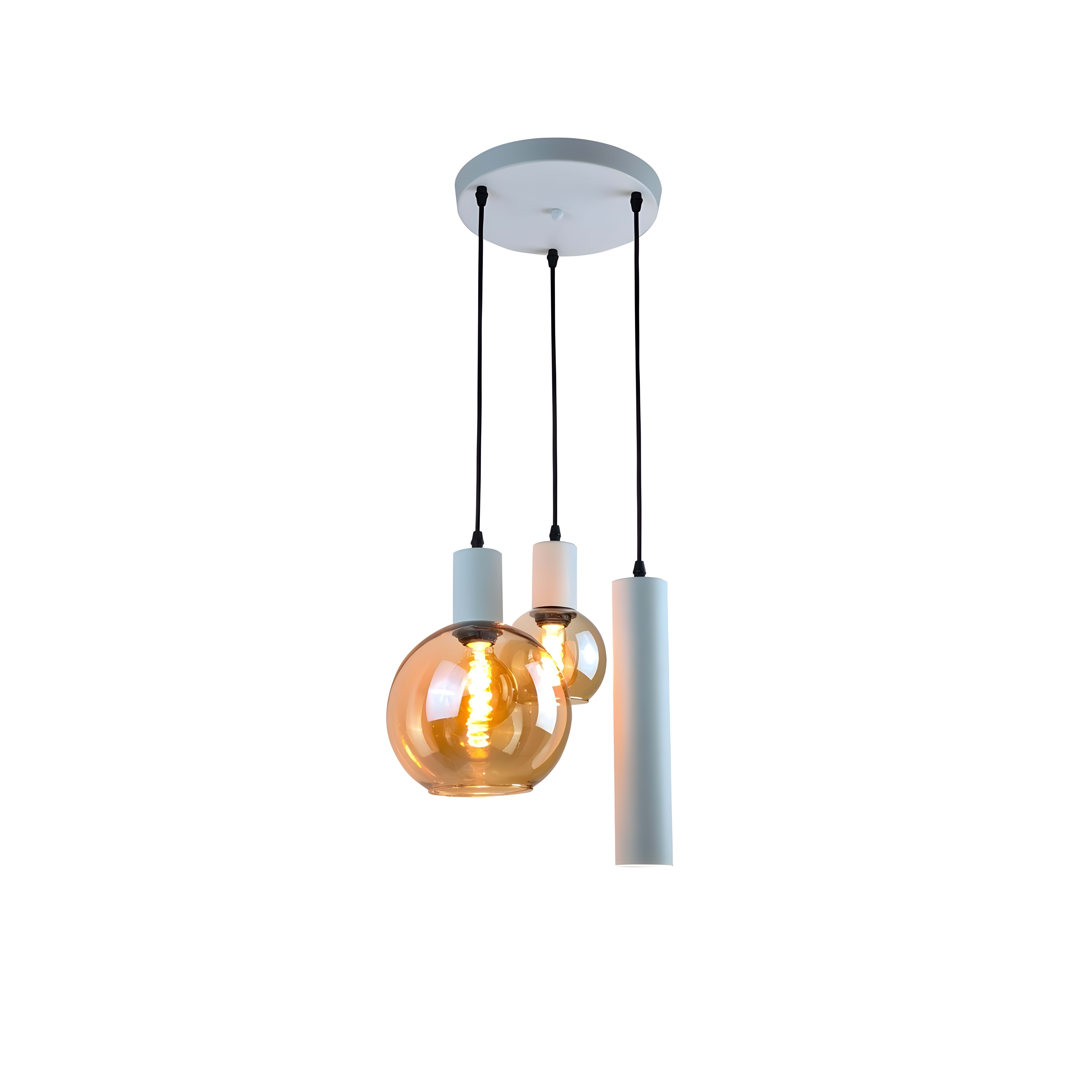 Plafondlamp Ø 25 Wit — 1