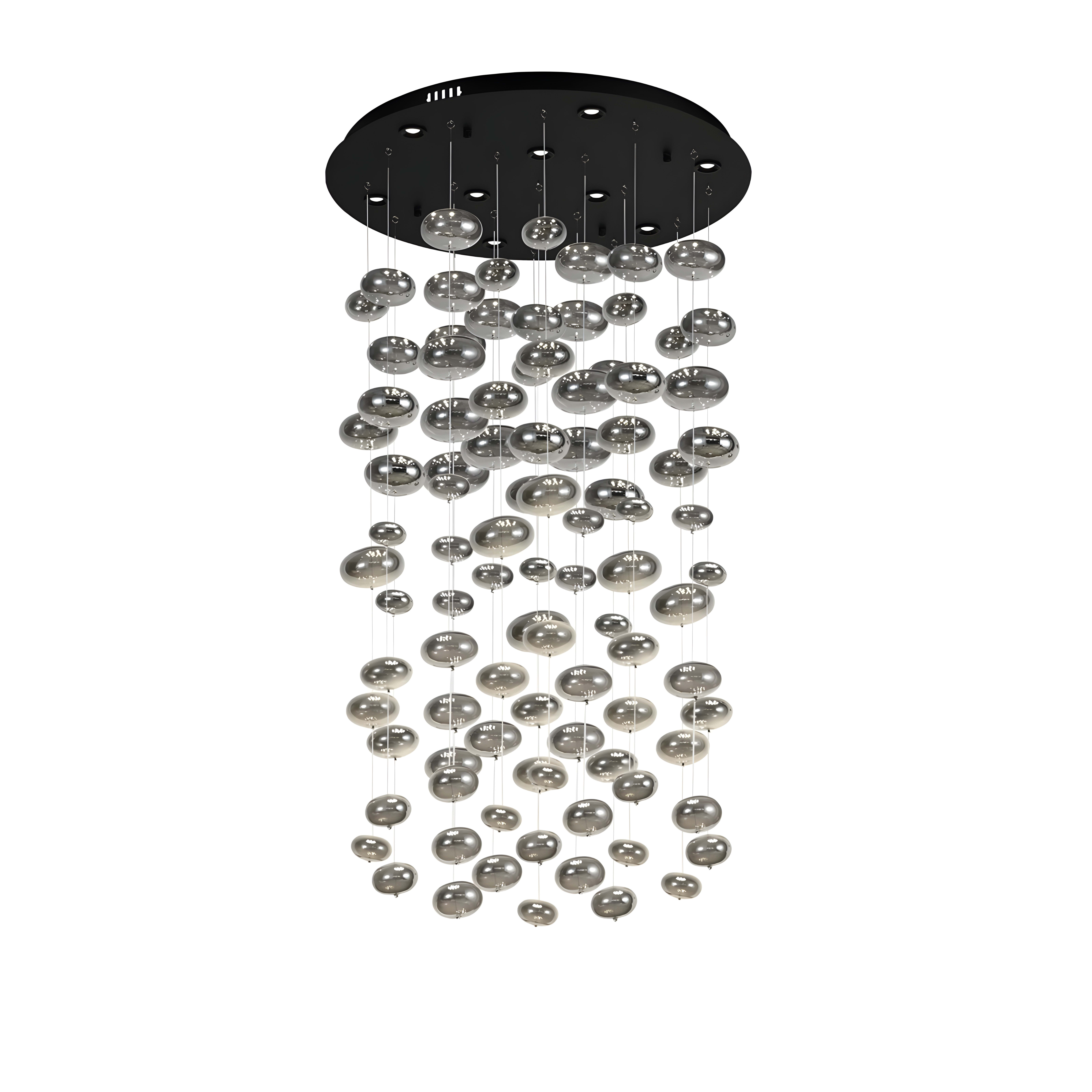 Plafondlamp 60×60×110 Zwart — 1