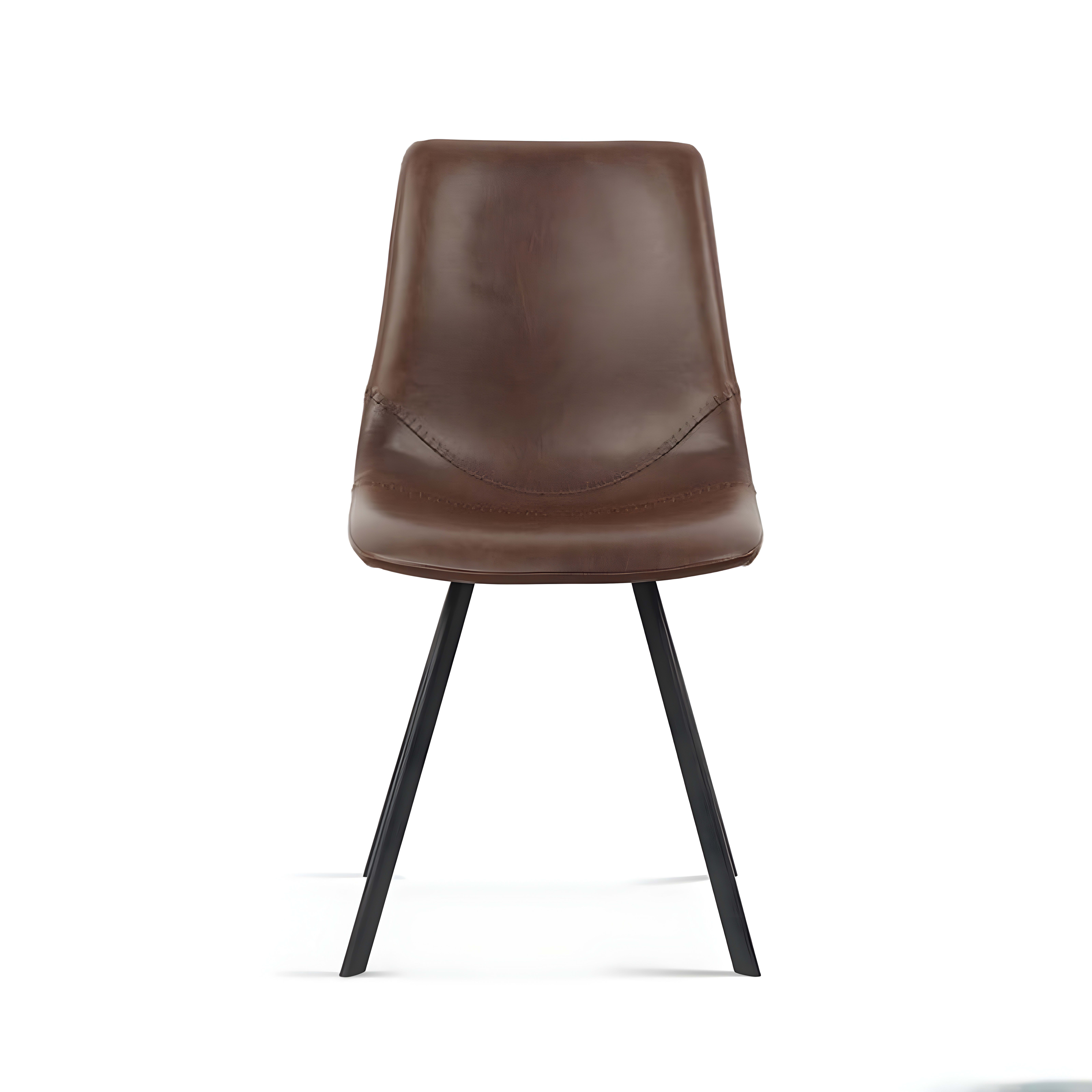 Stoel 'Oslo' PU Bruin — 1