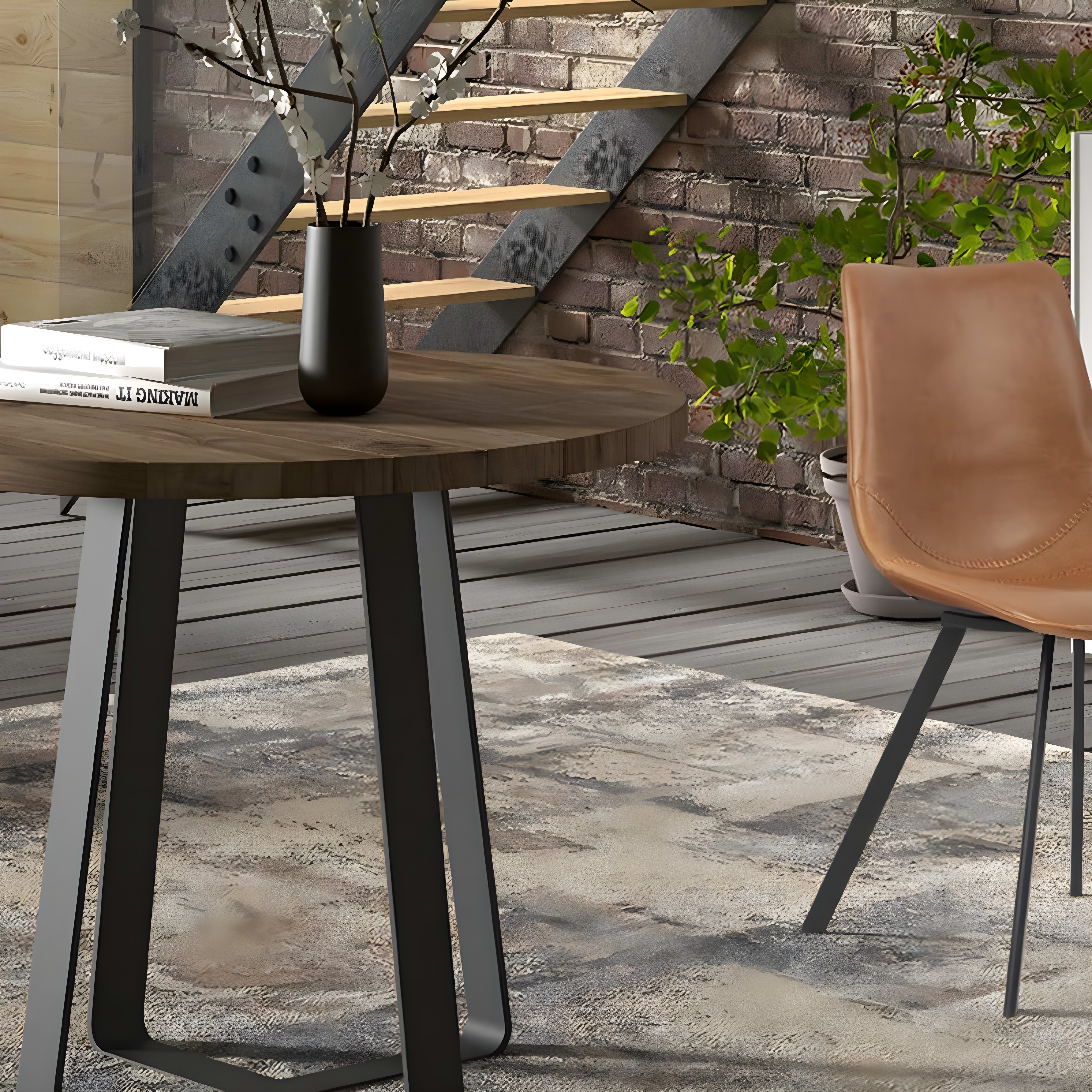 Stoel 'Oslo' PU Cognac — 2