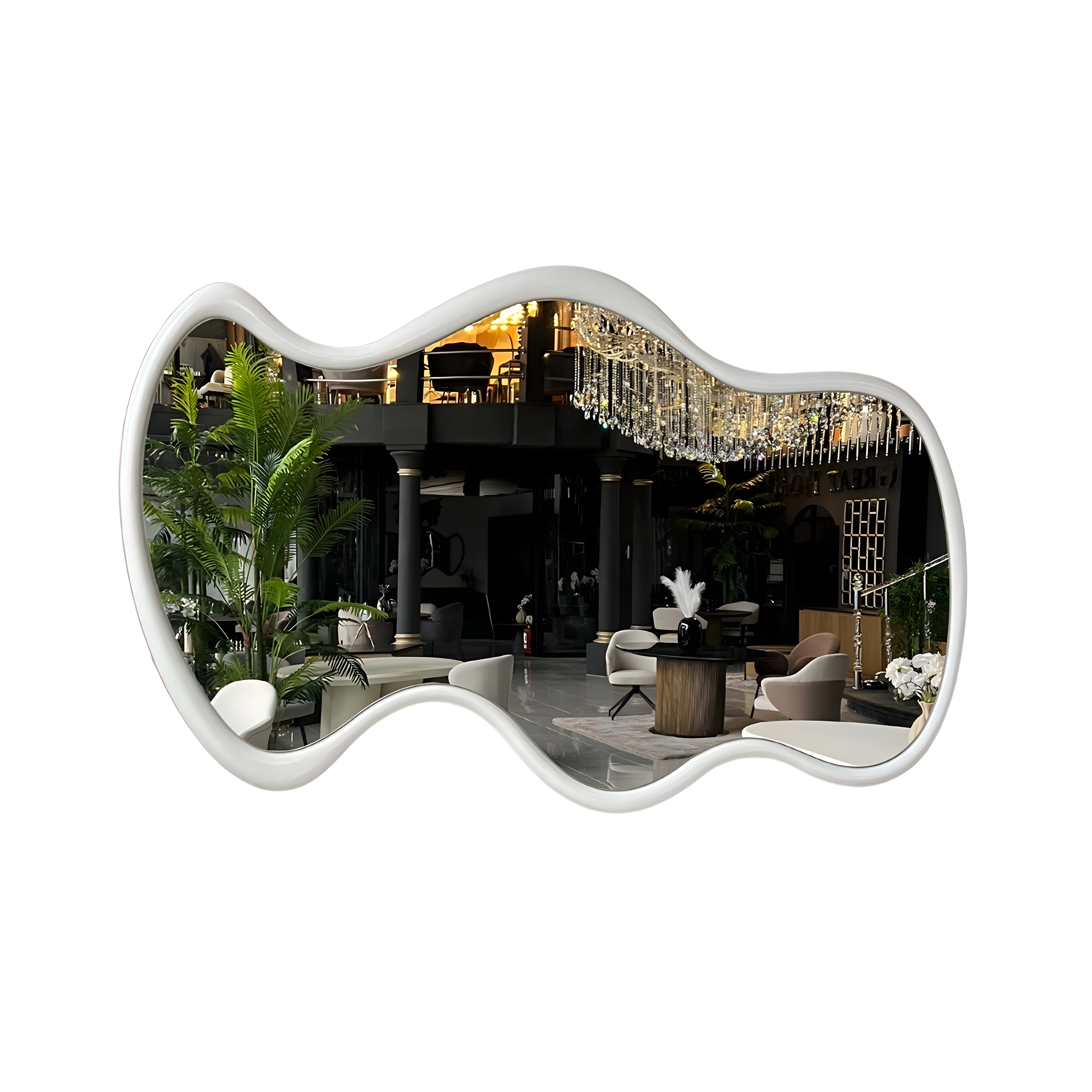 Wandspiegel Spiegel 170×100×3 Wit 104