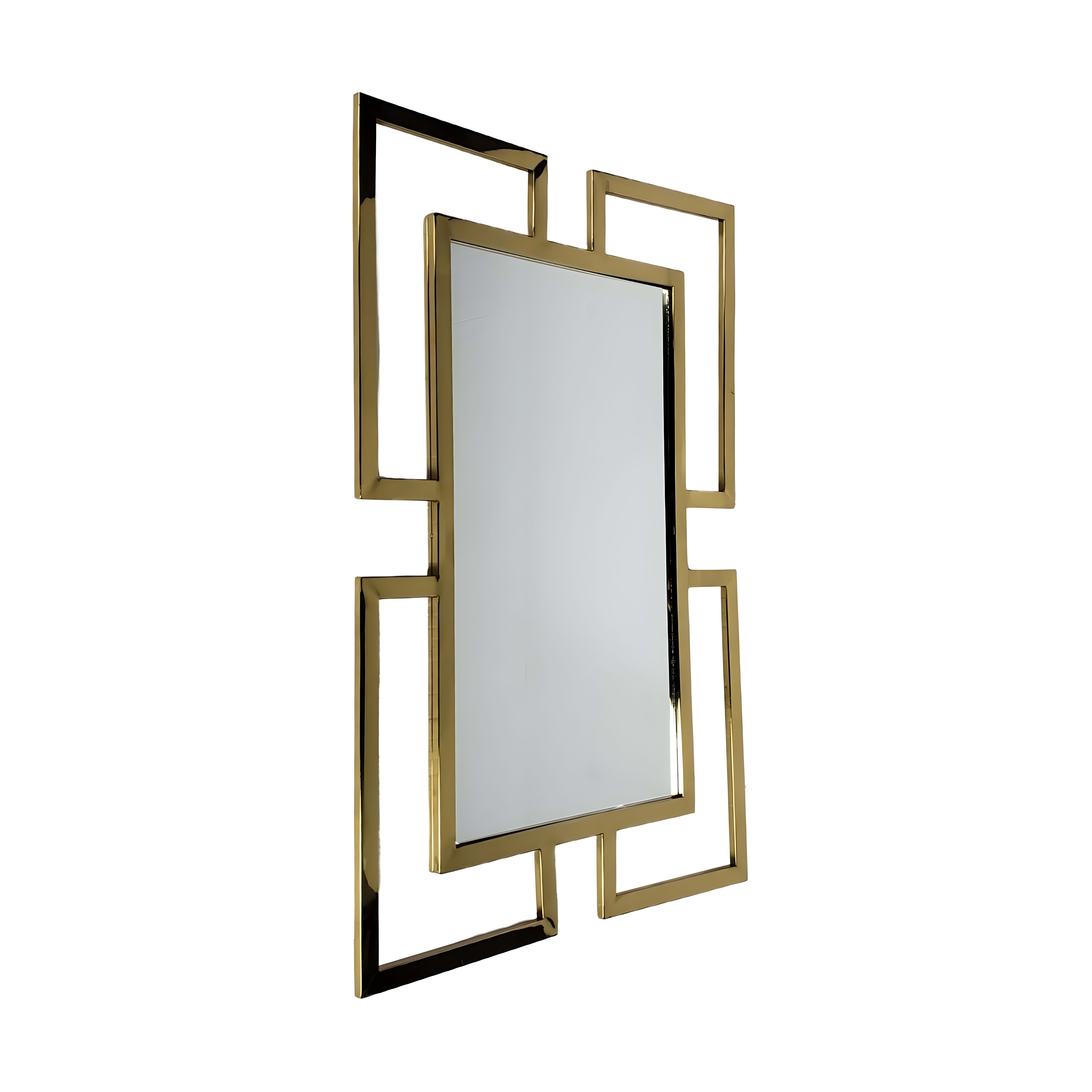 Wandspiegel Spiegel 120×80×2 Goud