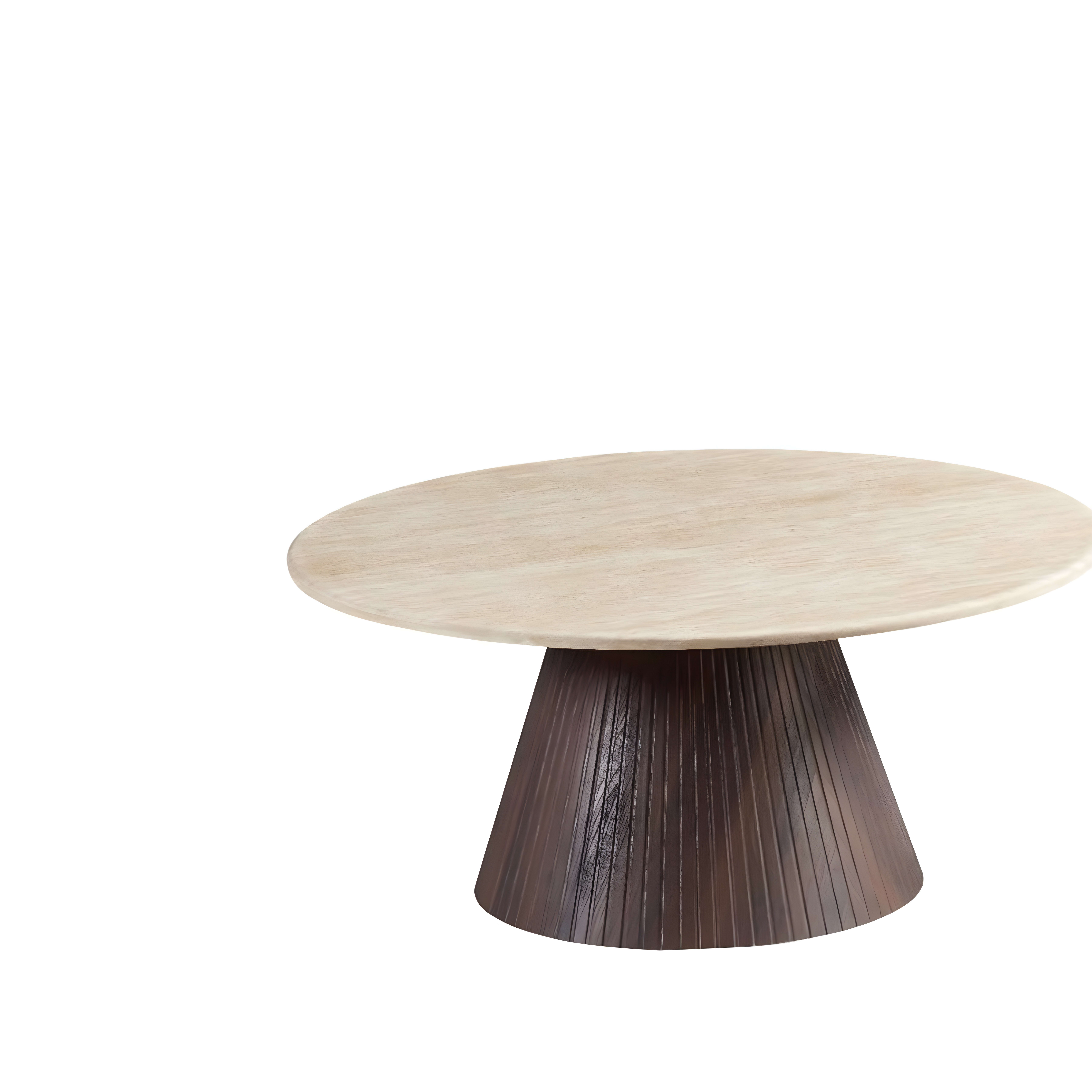 Kimberly Brown Salontafel Ø 110 Flintstone Marmer