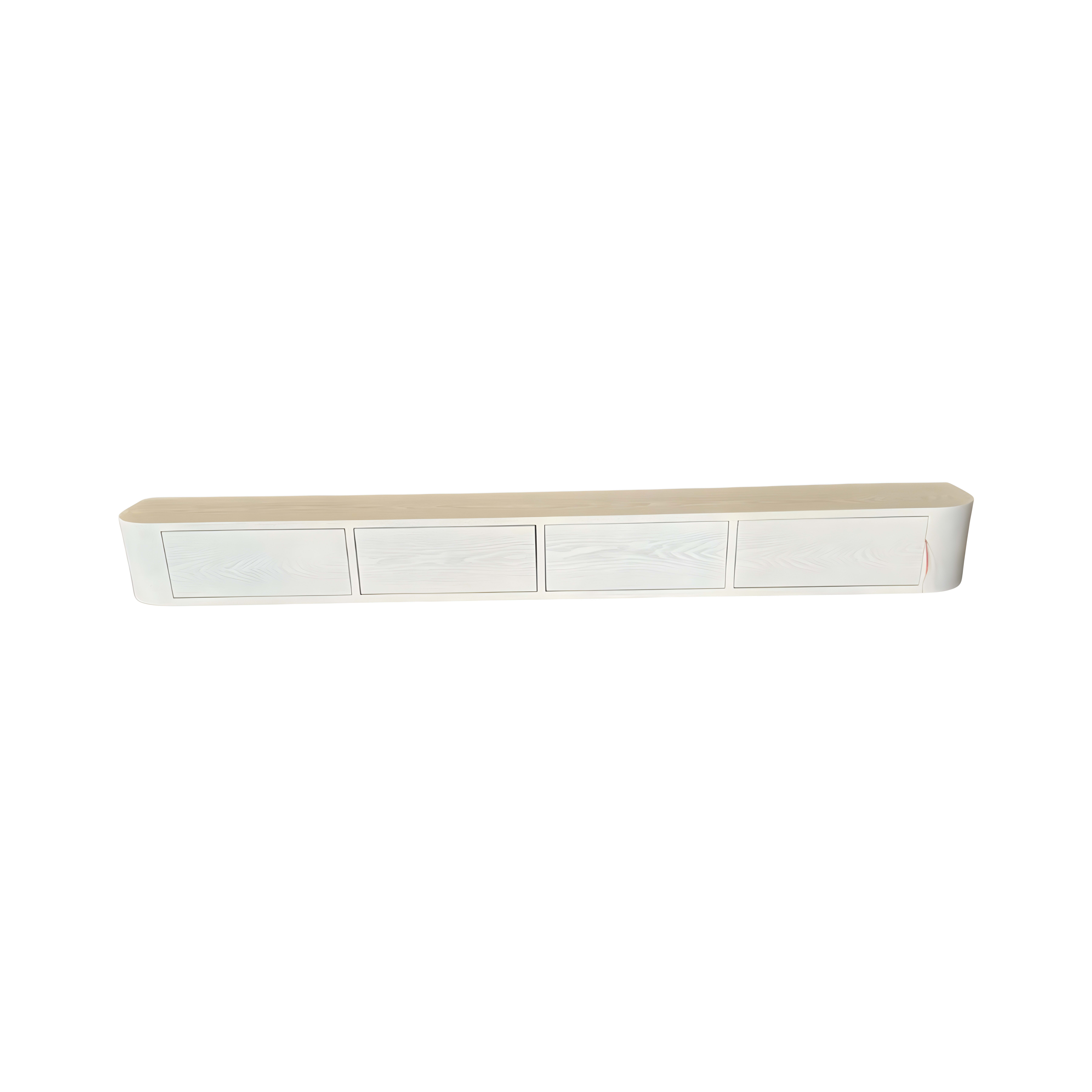 TV Kast 200×24×20 Crème Fineer Lotus