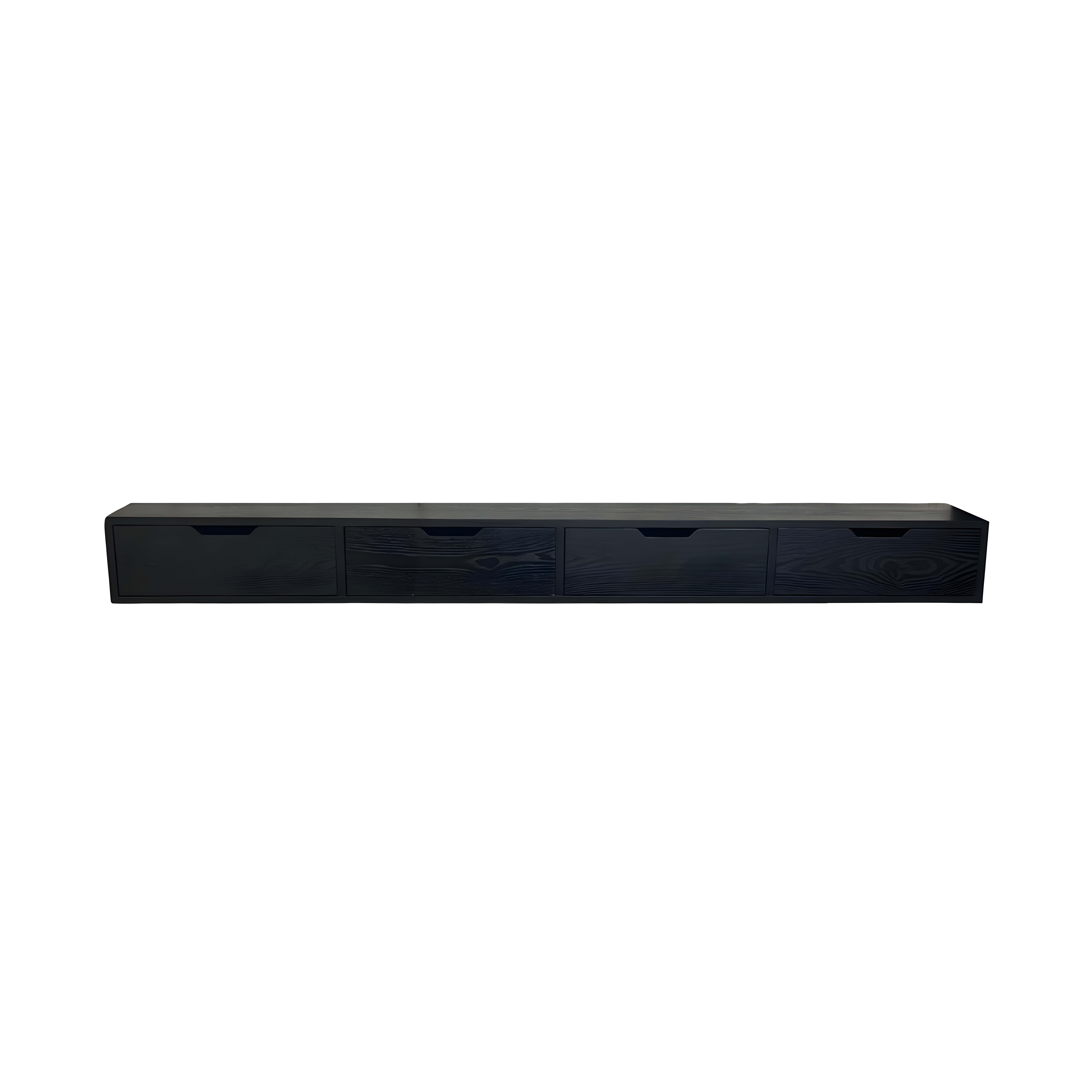 TV Kast  200×24×20 Zwart Fineer