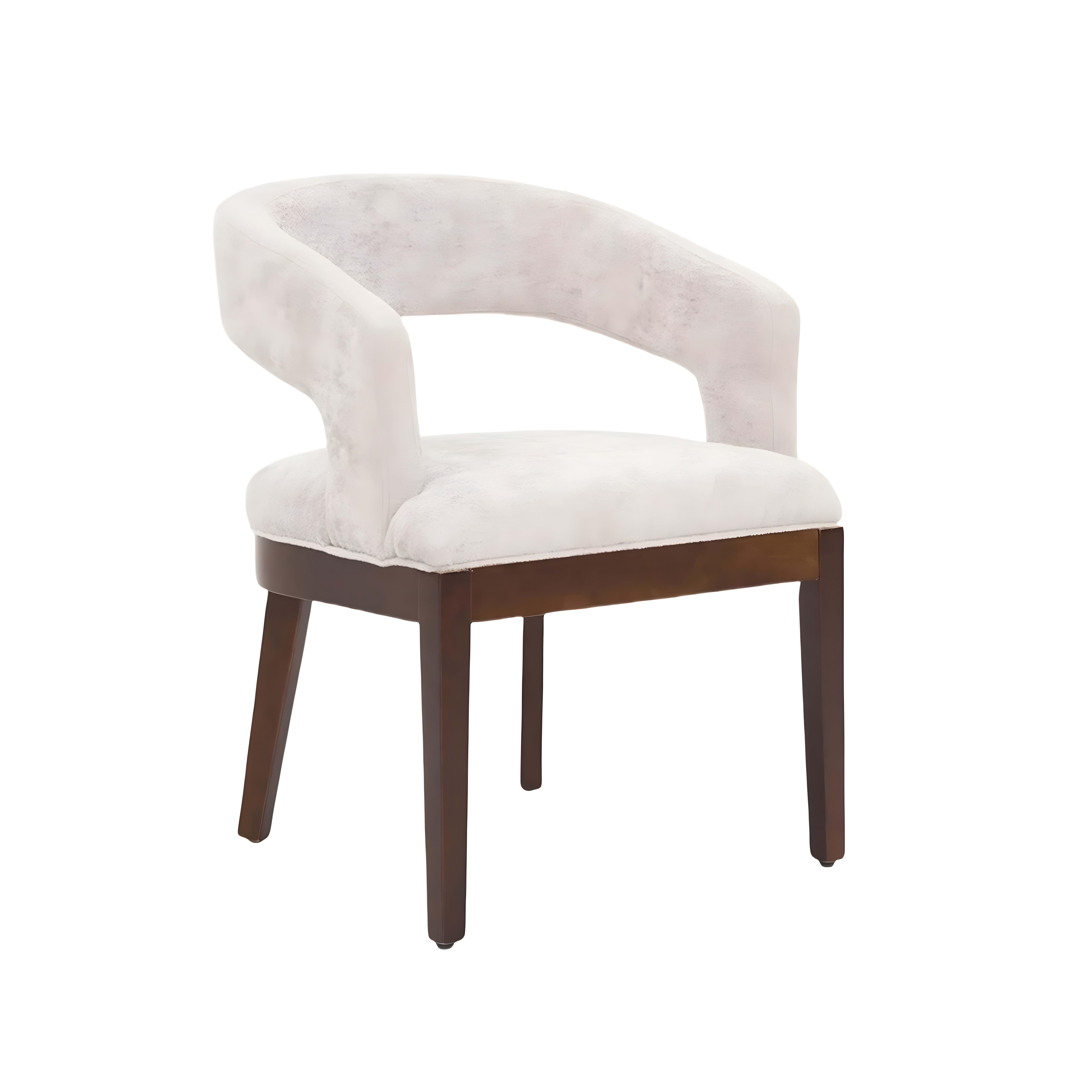 Sindy ZB-5687 Eetkamerstoel Bruin onderstel Taupe