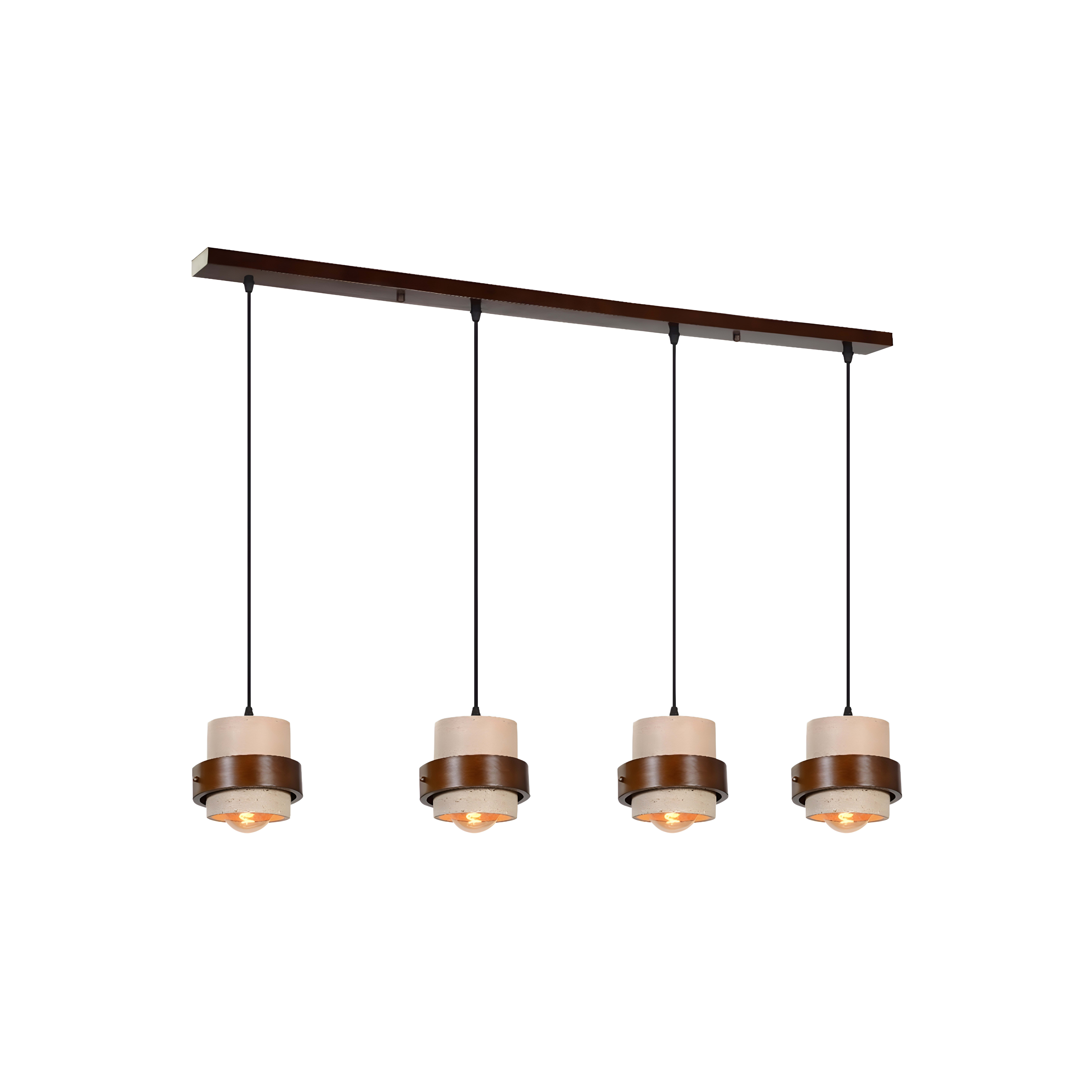 Plafondlamp travertijn 101 cm