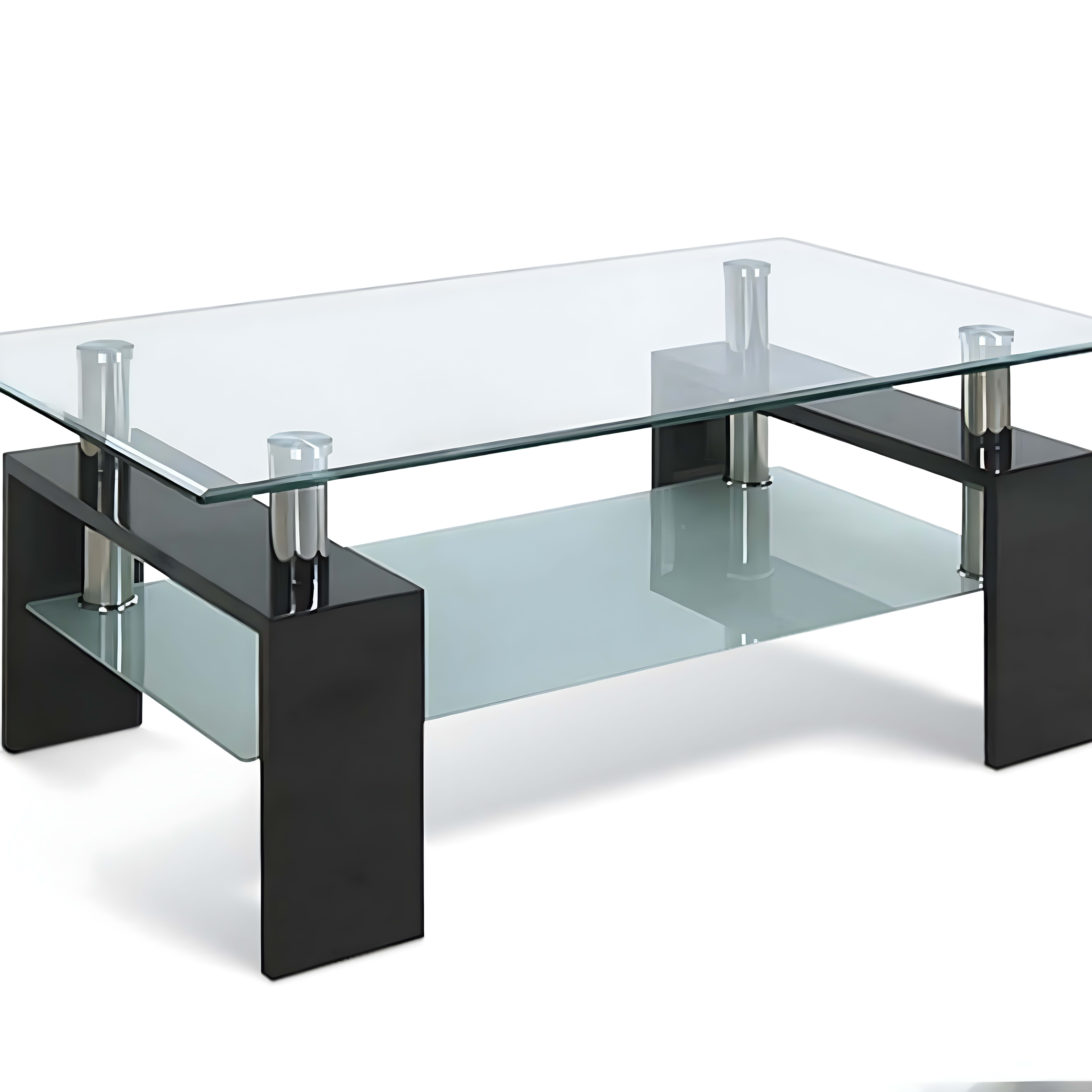 Salontafel 'Alana' Hoogglans zwart