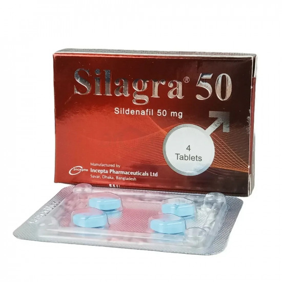 Silagra 50mg (Sildenafil) - 1 Tablet - Image 1