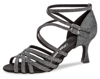 Diamant Latin dansschoenen voor dames, zwart (zwart), 40 1/2 EU