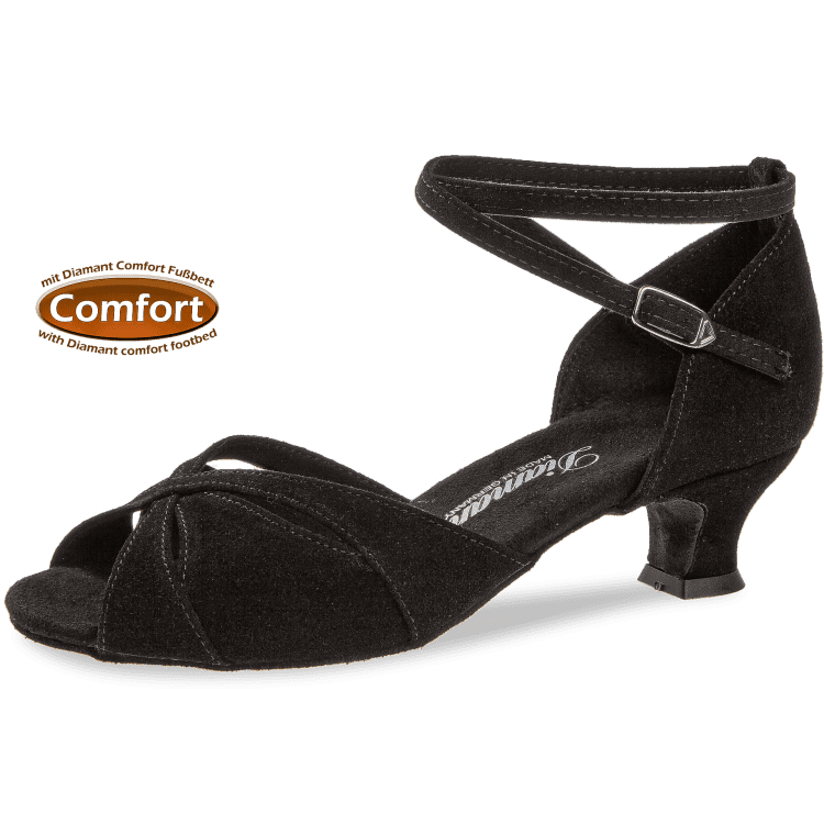 憧れ Latin for 141 Mod. shoe dance Children in suede black ハイヒール+パンプス