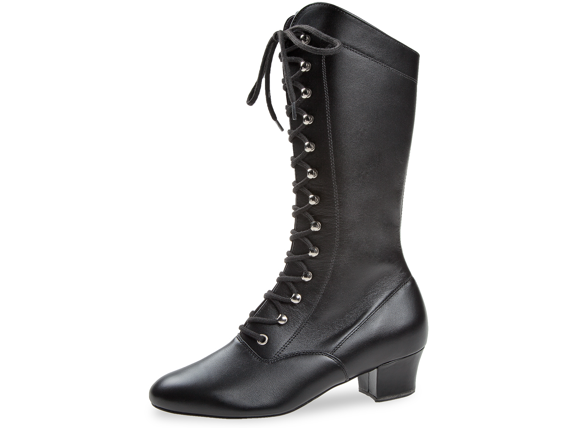 Ladies dance shoe Mod. 209 for Standard in black leather