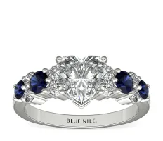 1.51ct.HS in Sapphire Diamond Garland PLAT