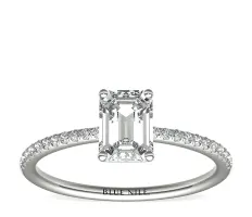 1.02ct.EC in *Delicate* Petite Micropave 14KWG