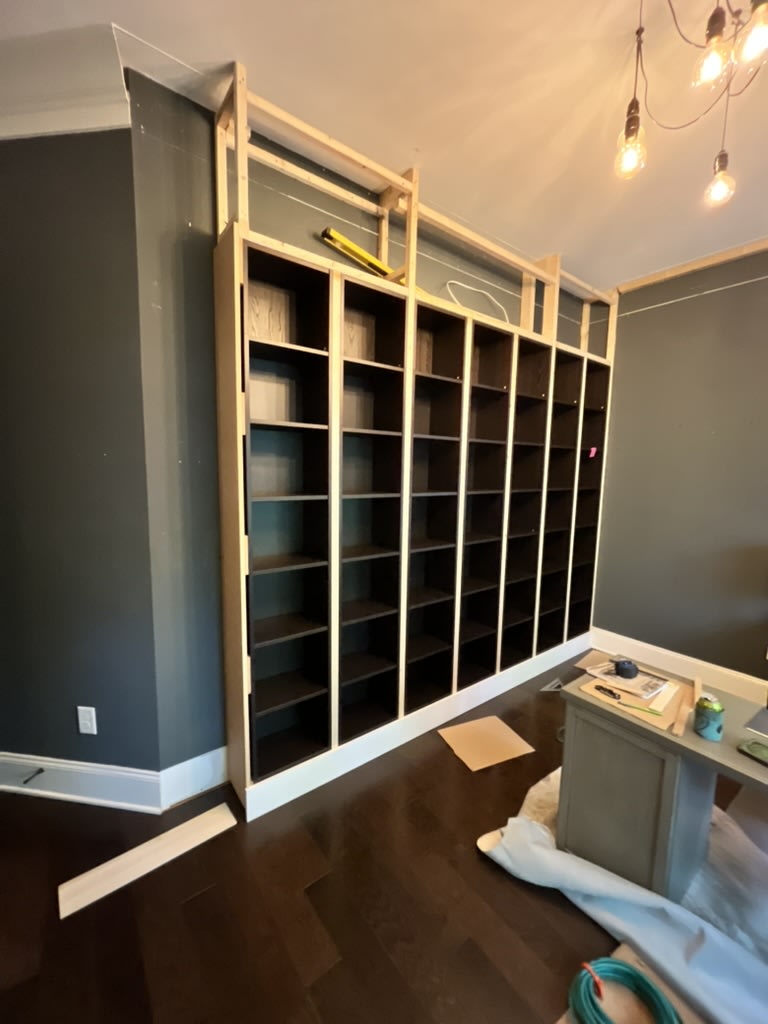 Framing is done, time for trim.