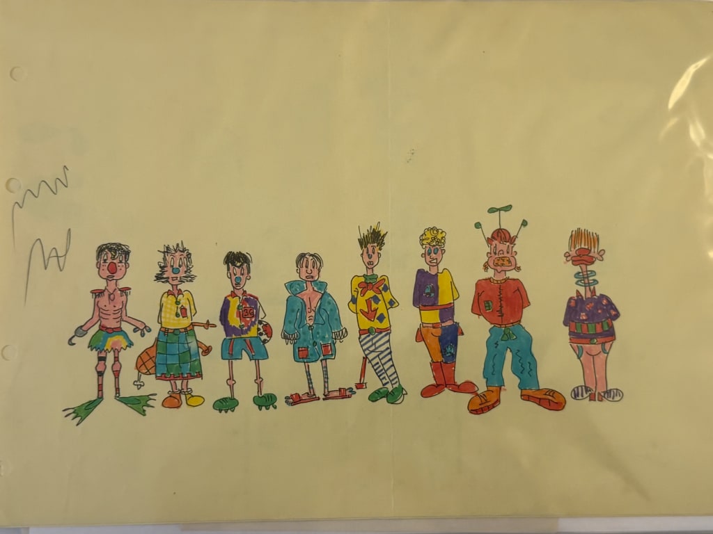 Guess which one is me?
(The third one from the last)