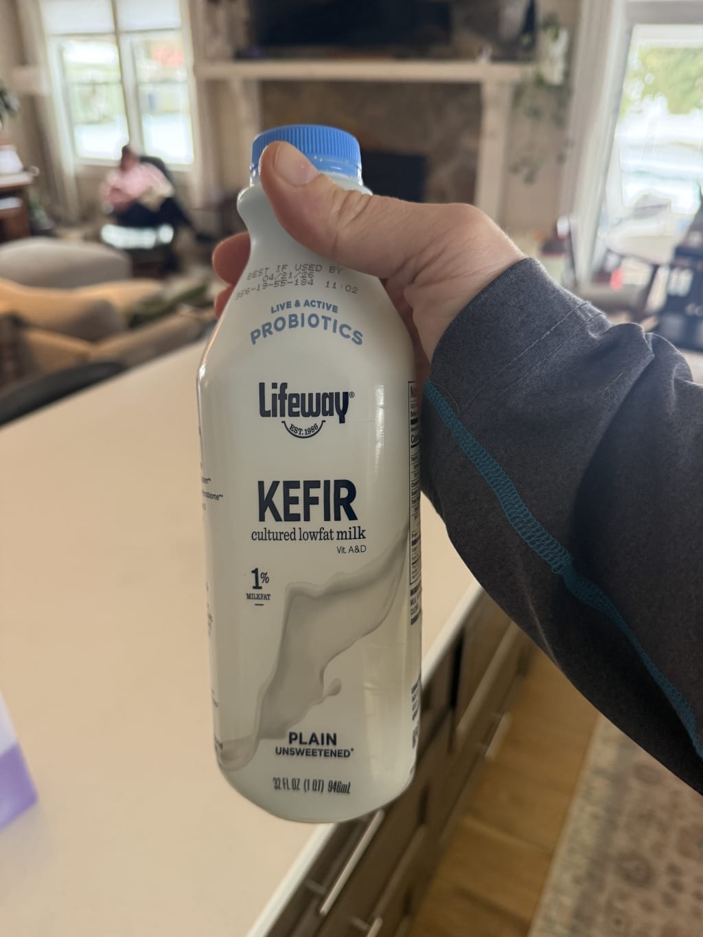 I have always loved this soecific brand of kefir - Lifeway kefir - so I decided to figure out how to make my own.  
