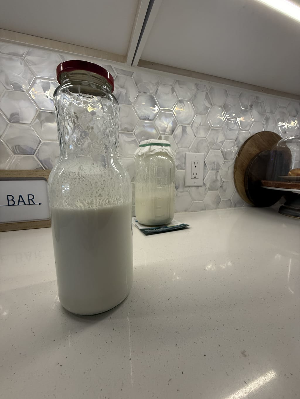 The final product.  I set one more batch so I can get this bottle filled and then will take a break, until this is consumed.