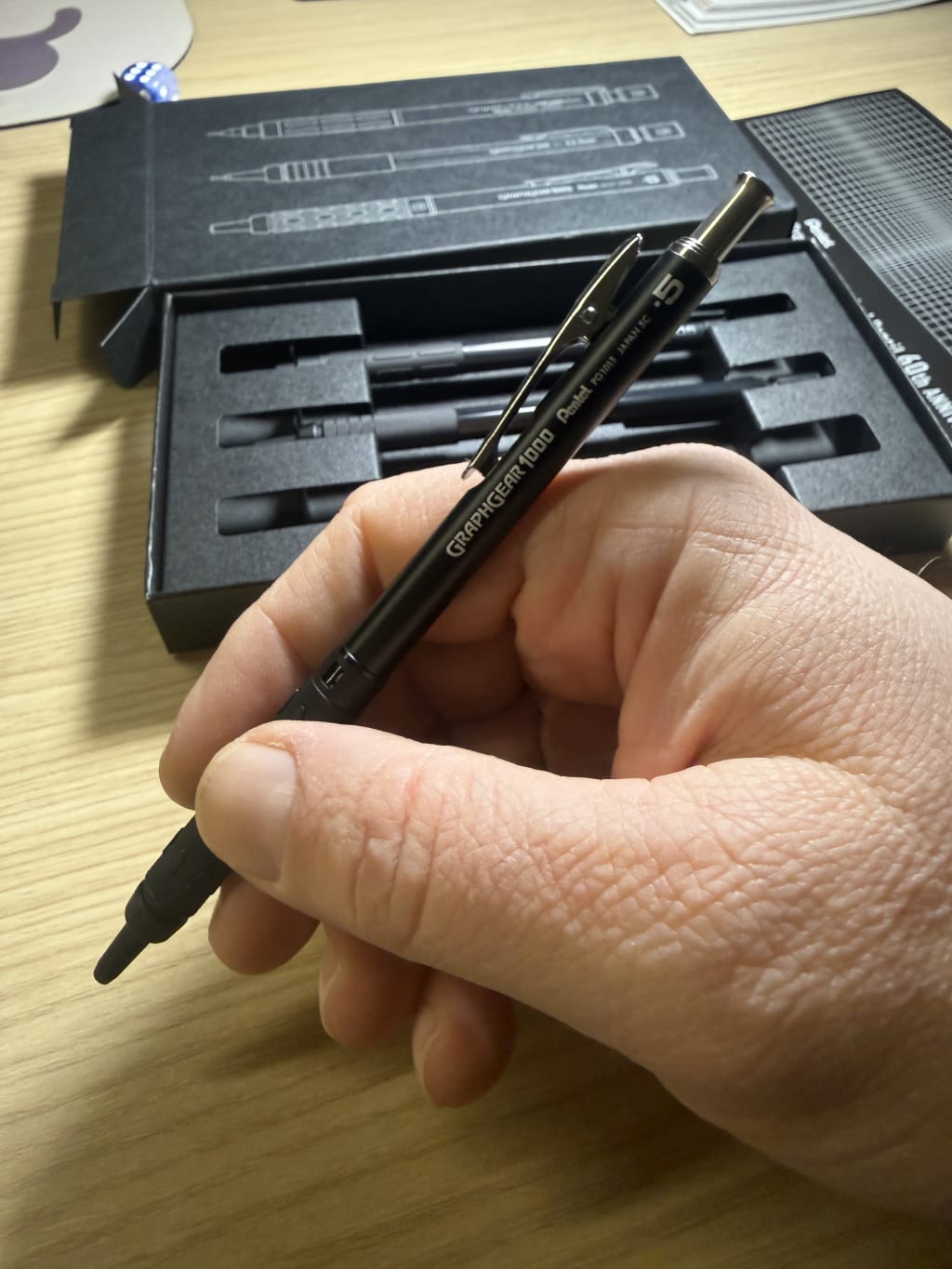 Perfectly balanced mechanical pencil.