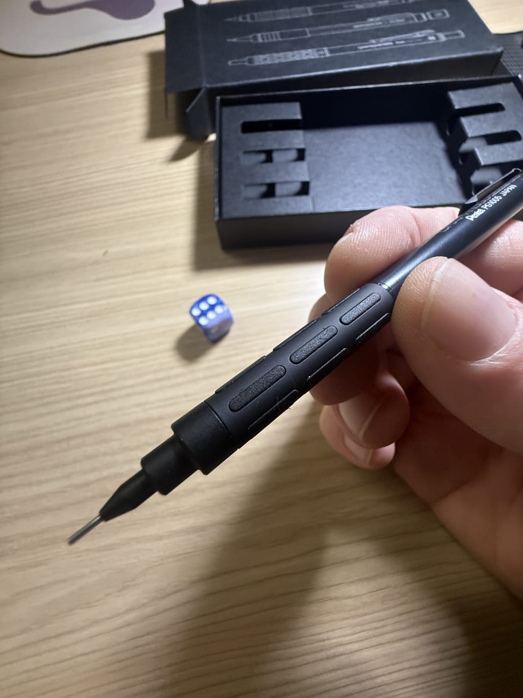 This is maybe my least favorite of the three, but only by a small margin. It does however have a very nice grip.