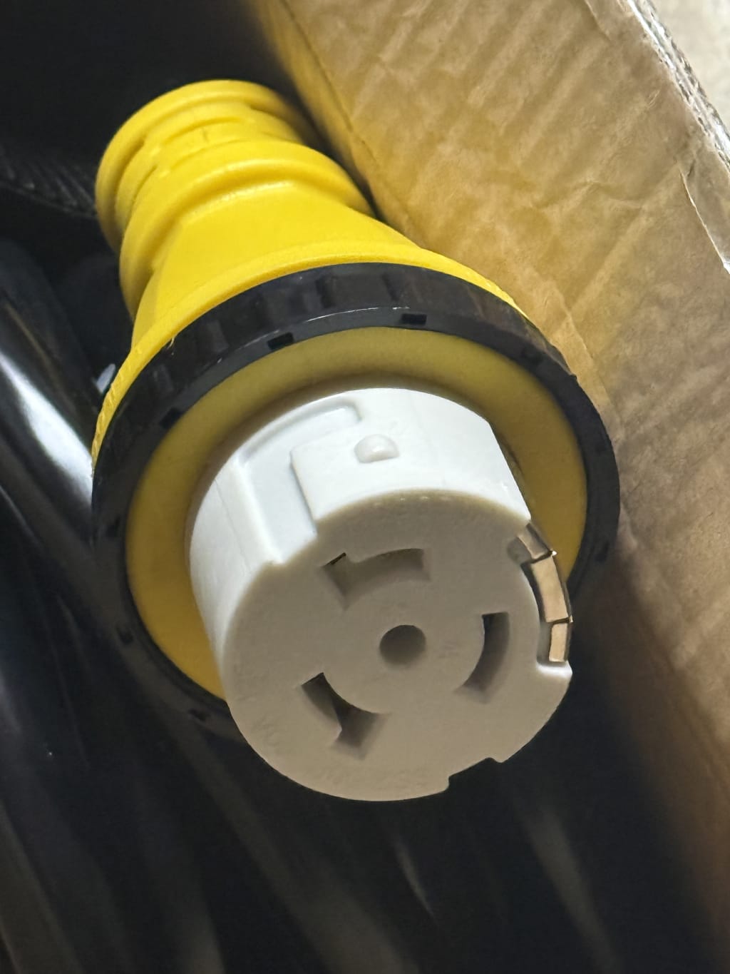 There are lots of different connectors to work through.  This is the one I had to rely on to plug into the inlet box I installed under my power panel.