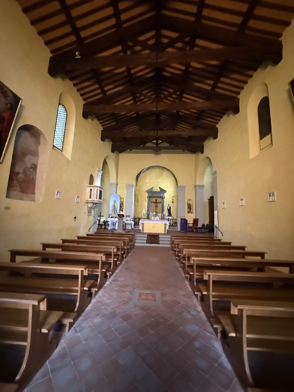 This felt like a very simple and authentic church.