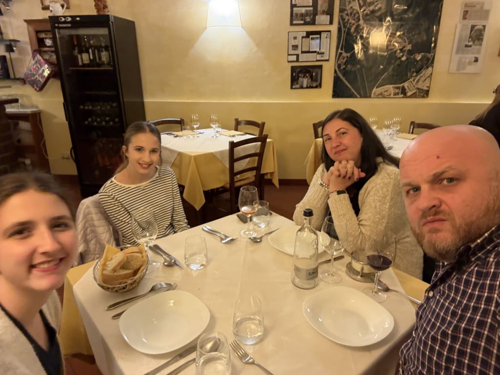 We very much enjoyed this dinner. The best dinner we had in Italy.