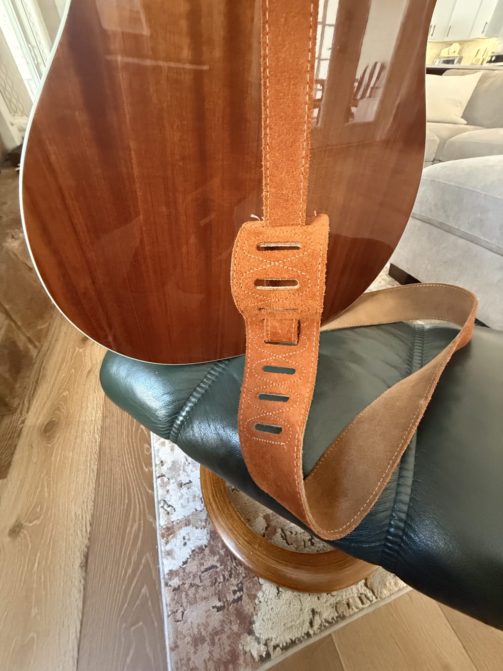 The strap is adjustable and durable, yet soft and comfortable.